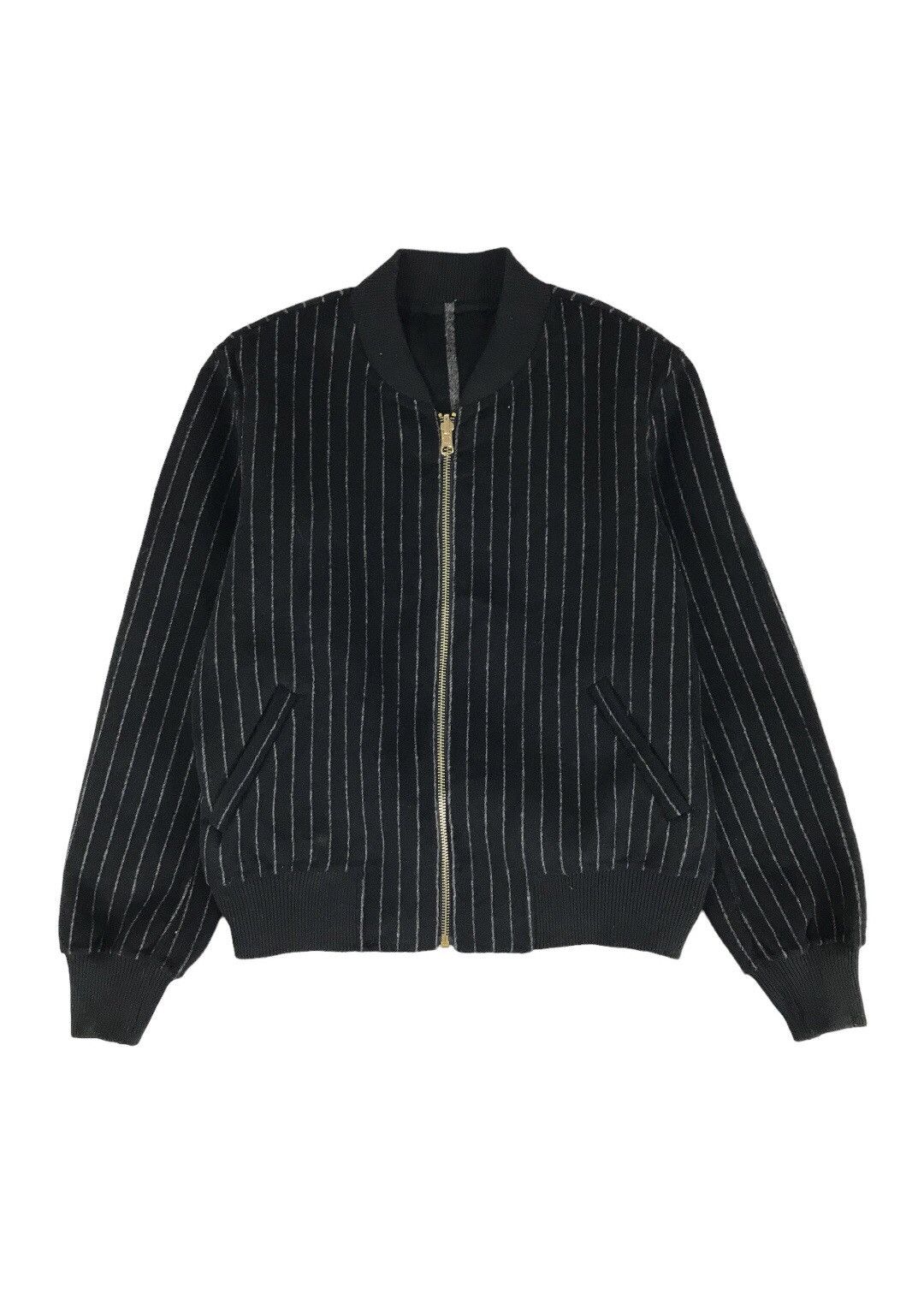 Vintage Japanese Brand Wool Bomber Jacket