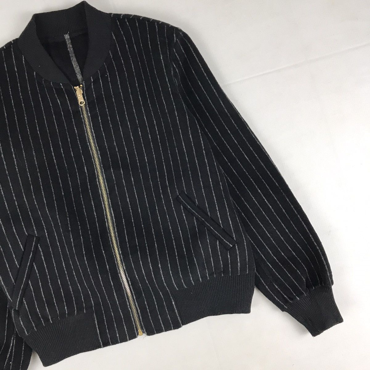 Japanese Brand × Vintage Vintage Japanese Brand Wool Bomber Jacket Size US M / EU 48-50 / 2 - 4 Thumbnail