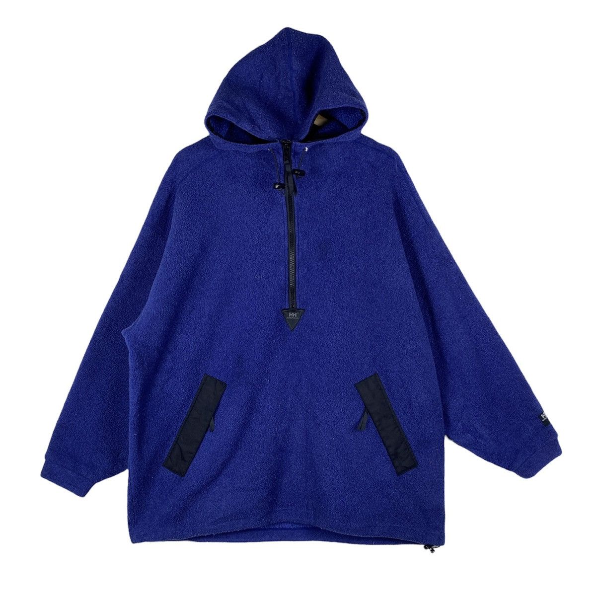 Helly Hansen Vintage 90s Helly Hansen Half Zip Hoodie Fleece Sweatshirt Size US L / EU 52-54 / 3 - 1 Thumbnail