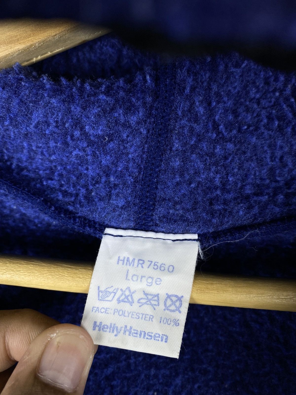Helly Hansen Vintage 90s Helly Hansen Half Zip Hoodie Fleece Sweatshirt Size US L / EU 52-54 / 3 - 5 Thumbnail