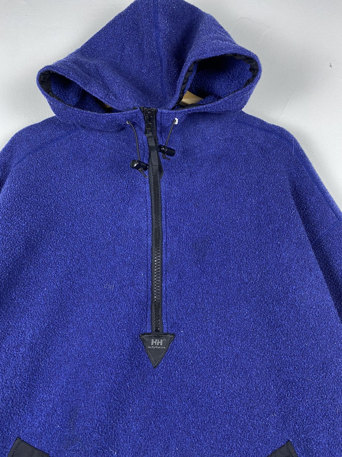 Helly Hansen Vintage 90s Helly Hansen Half Zip Hoodie Fleece Sweatshirt Size US L / EU 52-54 / 3 - 2 Thumbnail