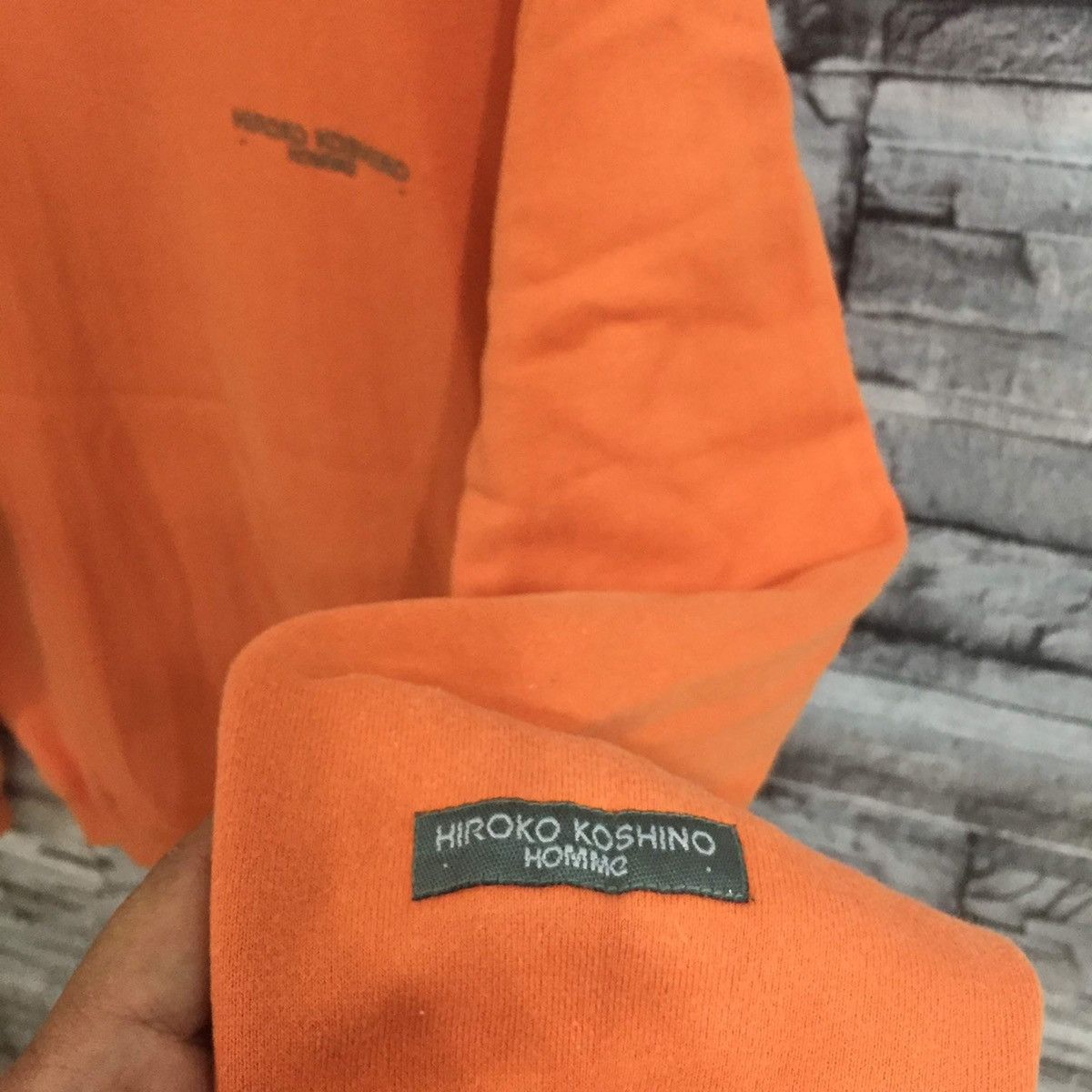 Hiroko Koshino Homme Vintage Hiroko Koshino sweatshirt spell out embroiered Size US L / EU 52-54 / 3 - 10 Thumbnail