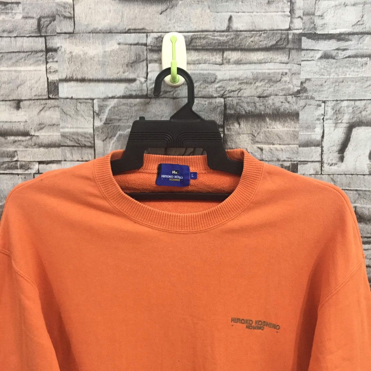 Hiroko Koshino Homme Vintage Hiroko Koshino sweatshirt spell out embroiered Size US L / EU 52-54 / 3 - 5 Thumbnail
