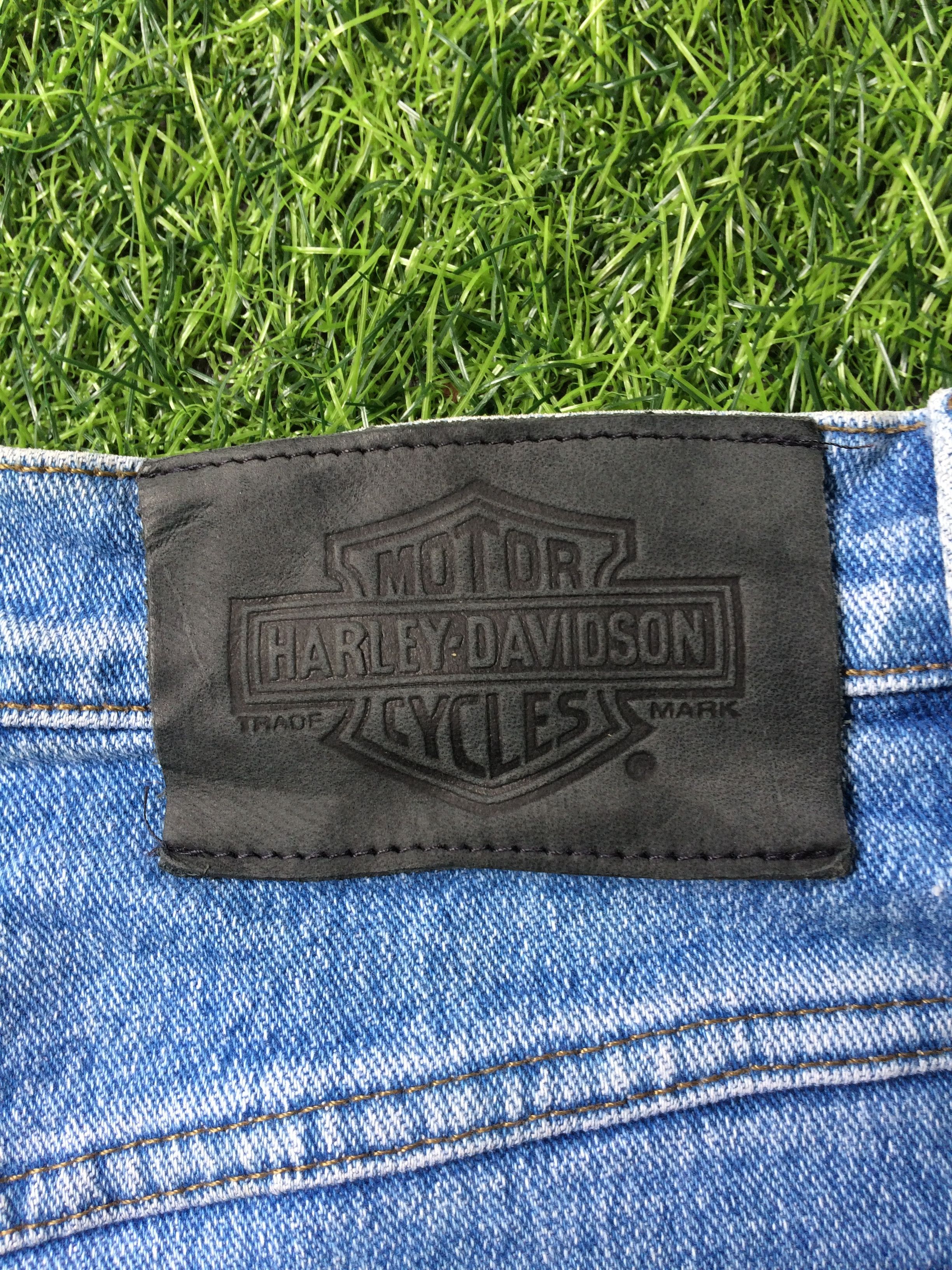 Harley Davidson Harley Davidson Distressed Stretch Jeans #B-497 Size US 29 - 8 Thumbnail
