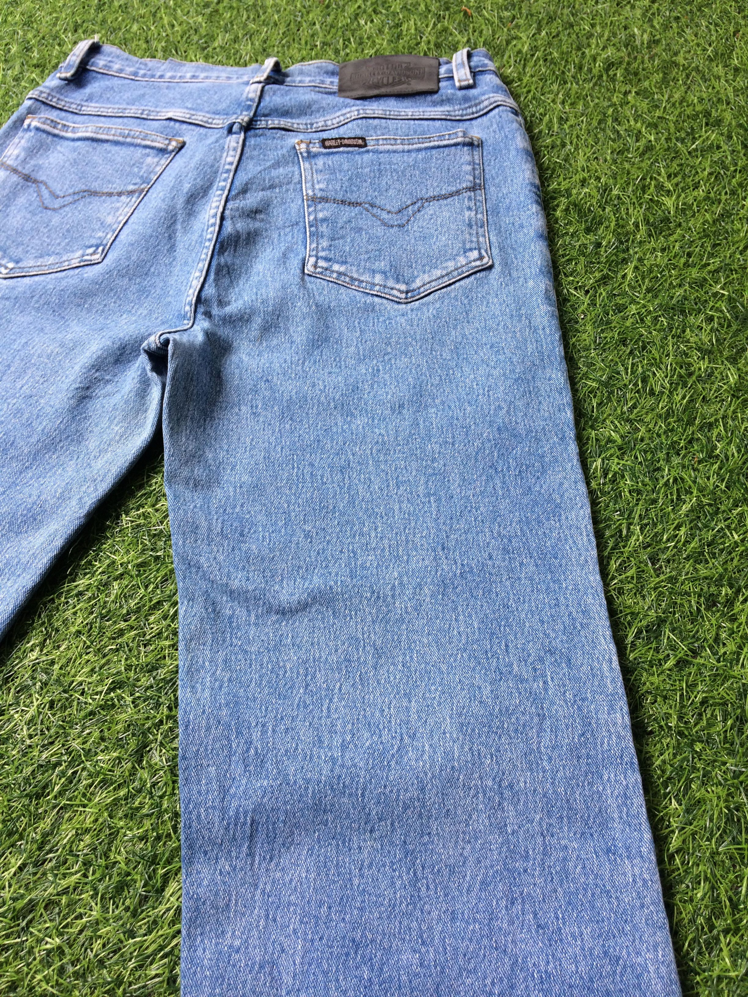 Harley Davidson Harley Davidson Distressed Stretch Jeans #B-497 Size US 29 - 6 Thumbnail