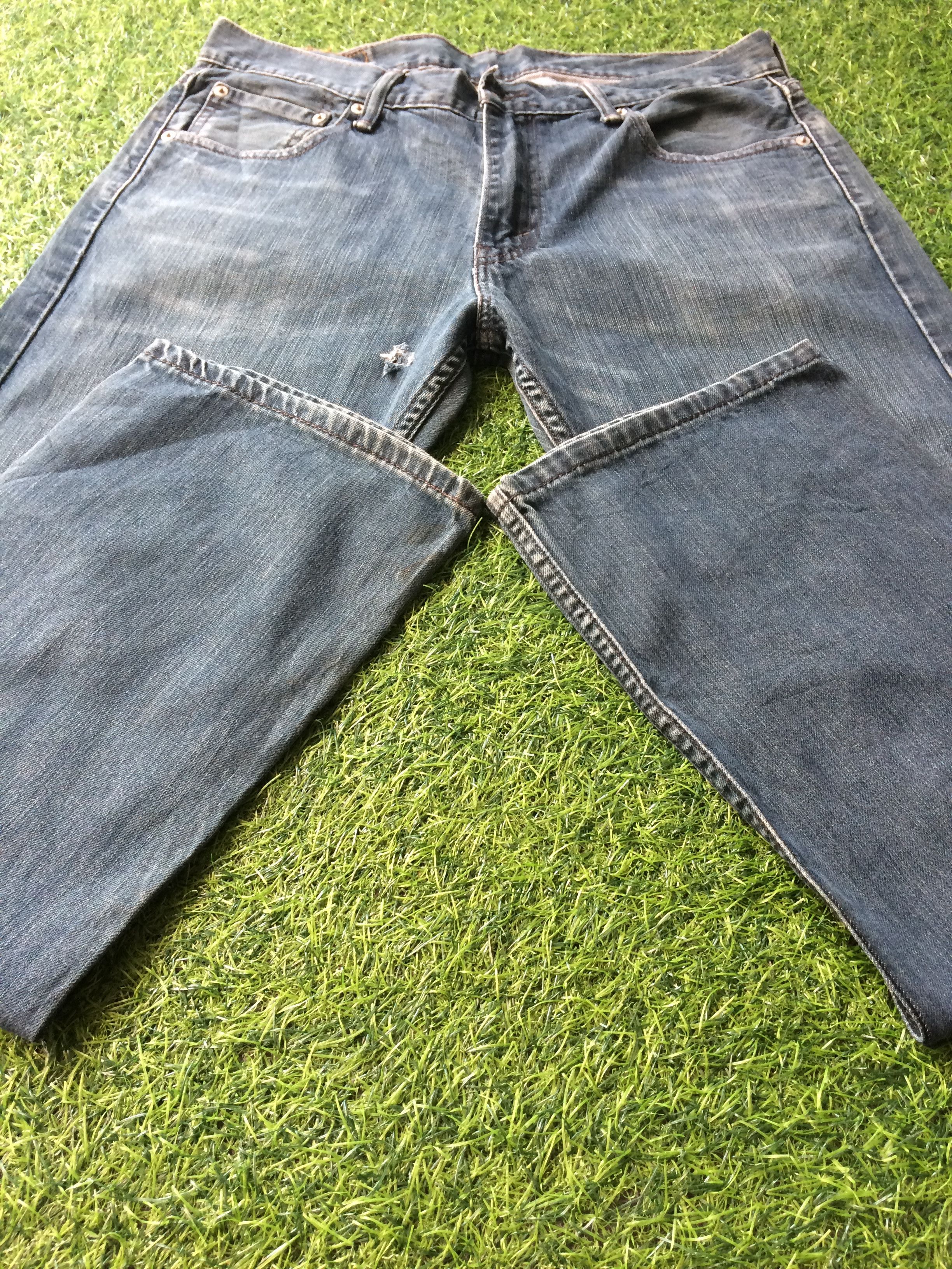 Levi's Vintage Distressed Levis 527 Bootcut Flare Jeans #B-684 Size US 33 - 5 Thumbnail