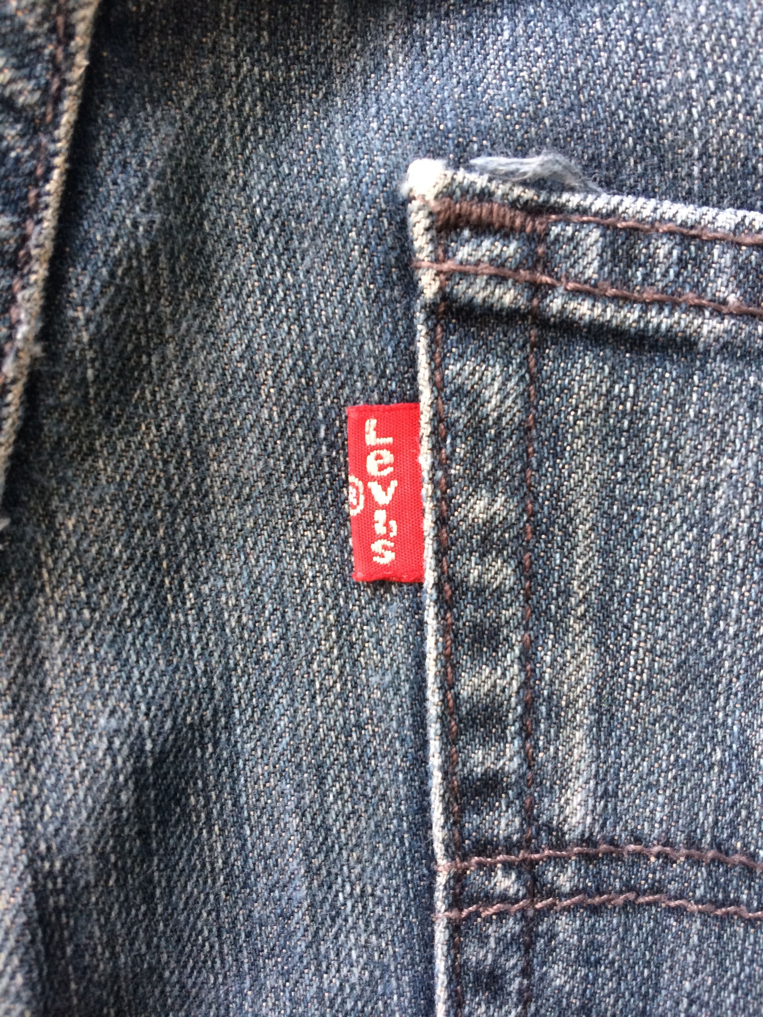 Levi's Vintage Distressed Levis 527 Bootcut Flare Jeans #B-684 Size US 33 - 9 Thumbnail