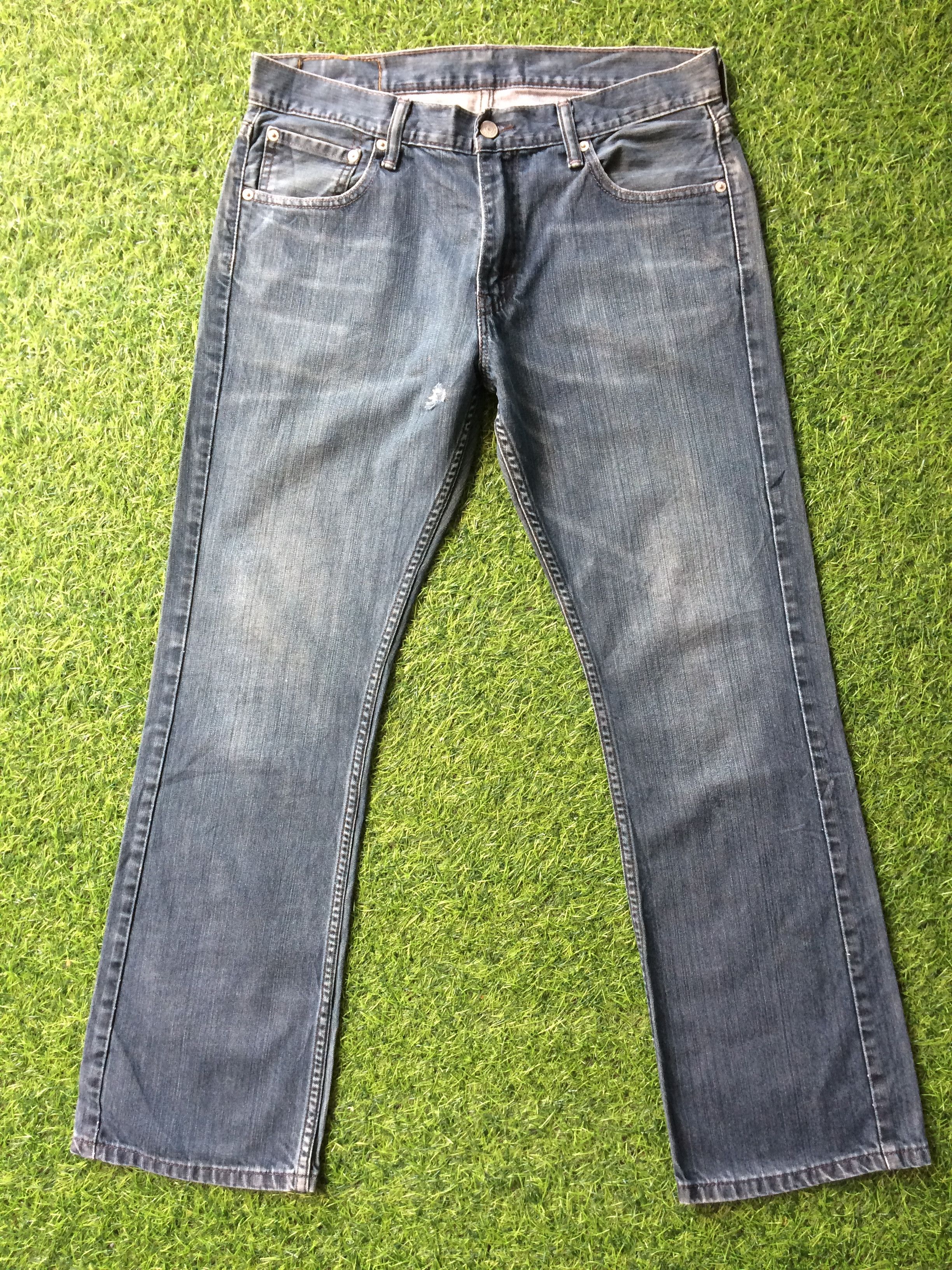 Levi's Vintage Distressed Levis 527 Bootcut Flare Jeans #B-684 Size US 33 - 1 Thumbnail