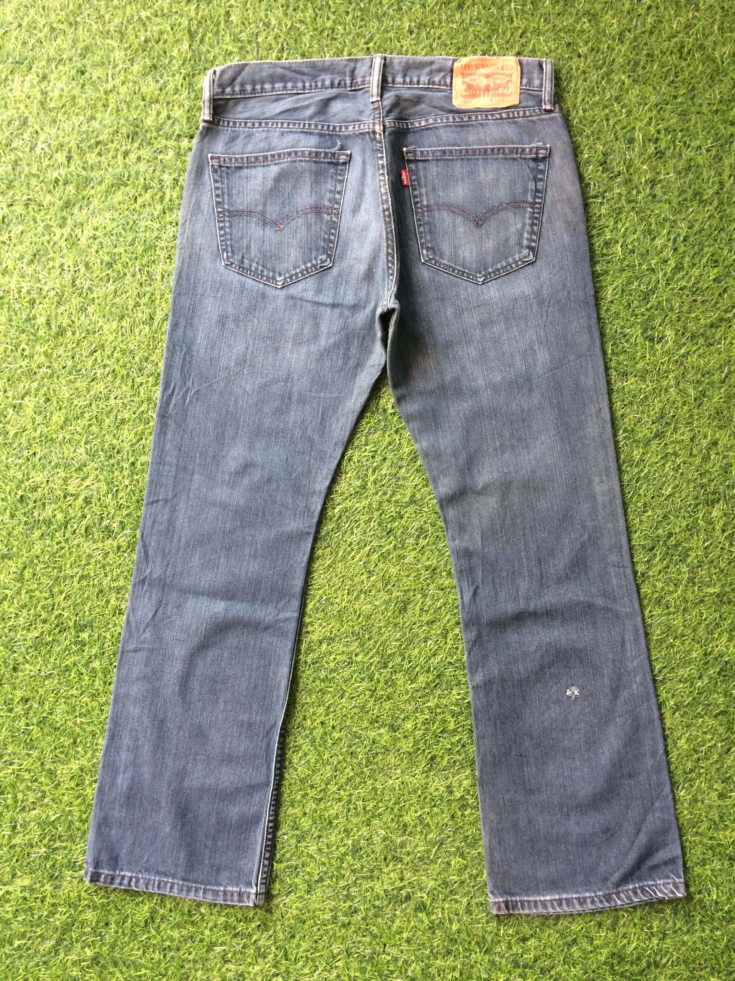 Levi's Vintage Distressed Levis 527 Bootcut Flare Jeans #B-684 Size US 33 - 2 Thumbnail