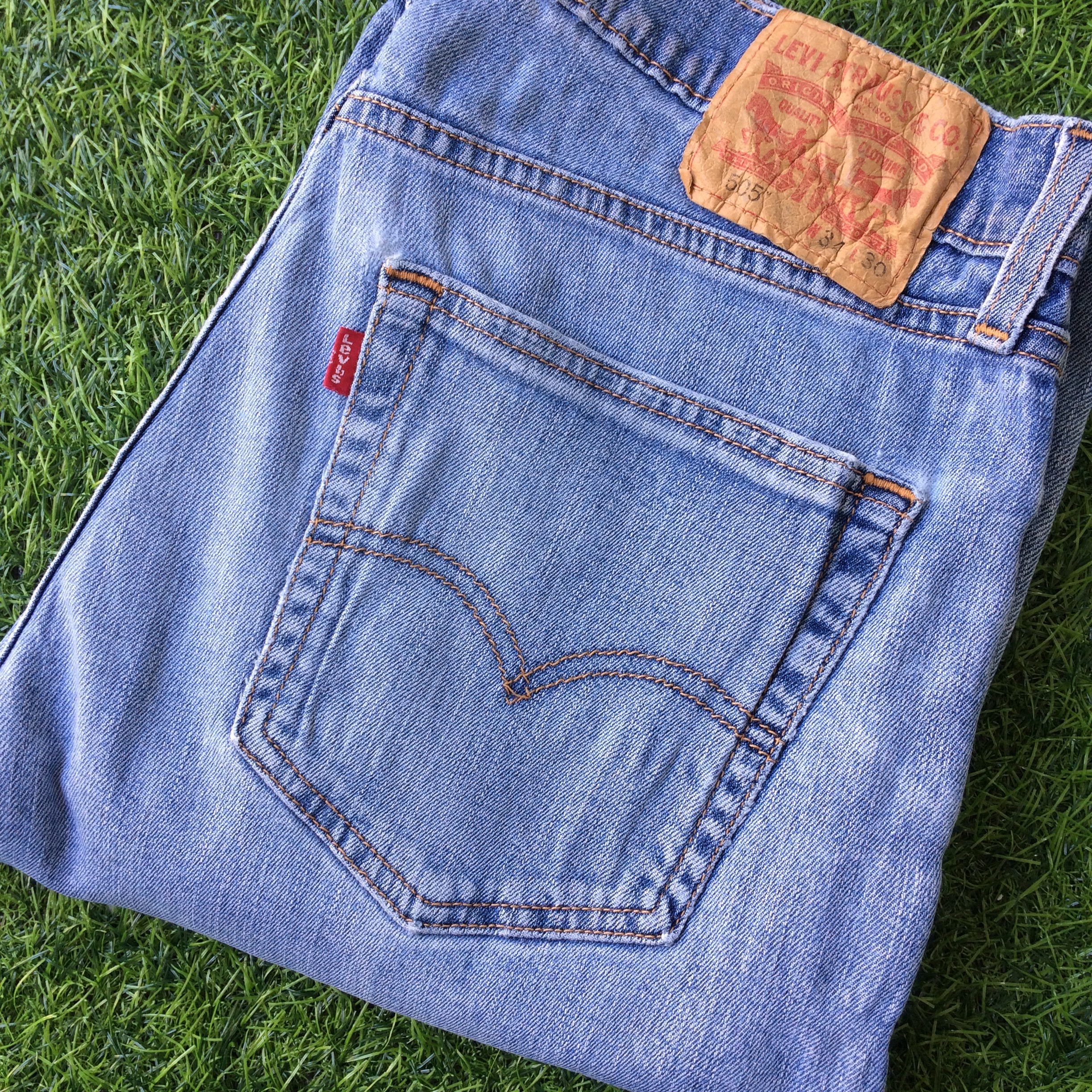 Levi's Distressed Levis 505 Stretch Jeans #B-418 Size US 32 / EU 48 - 7 Thumbnail