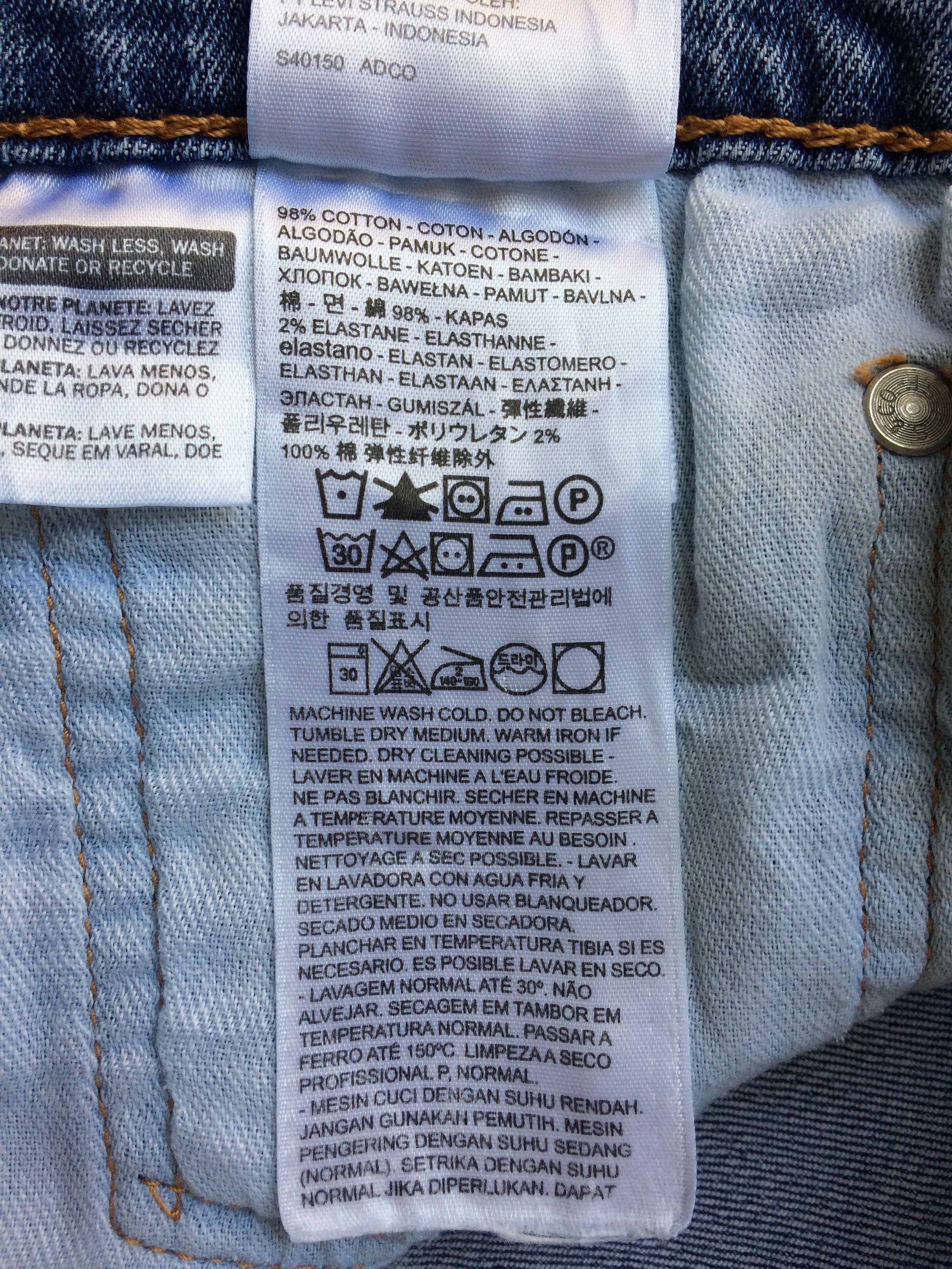 Levi's Distressed Levis 505 Stretch Jeans #B-418 Size US 32 / EU 48 - 11 Thumbnail