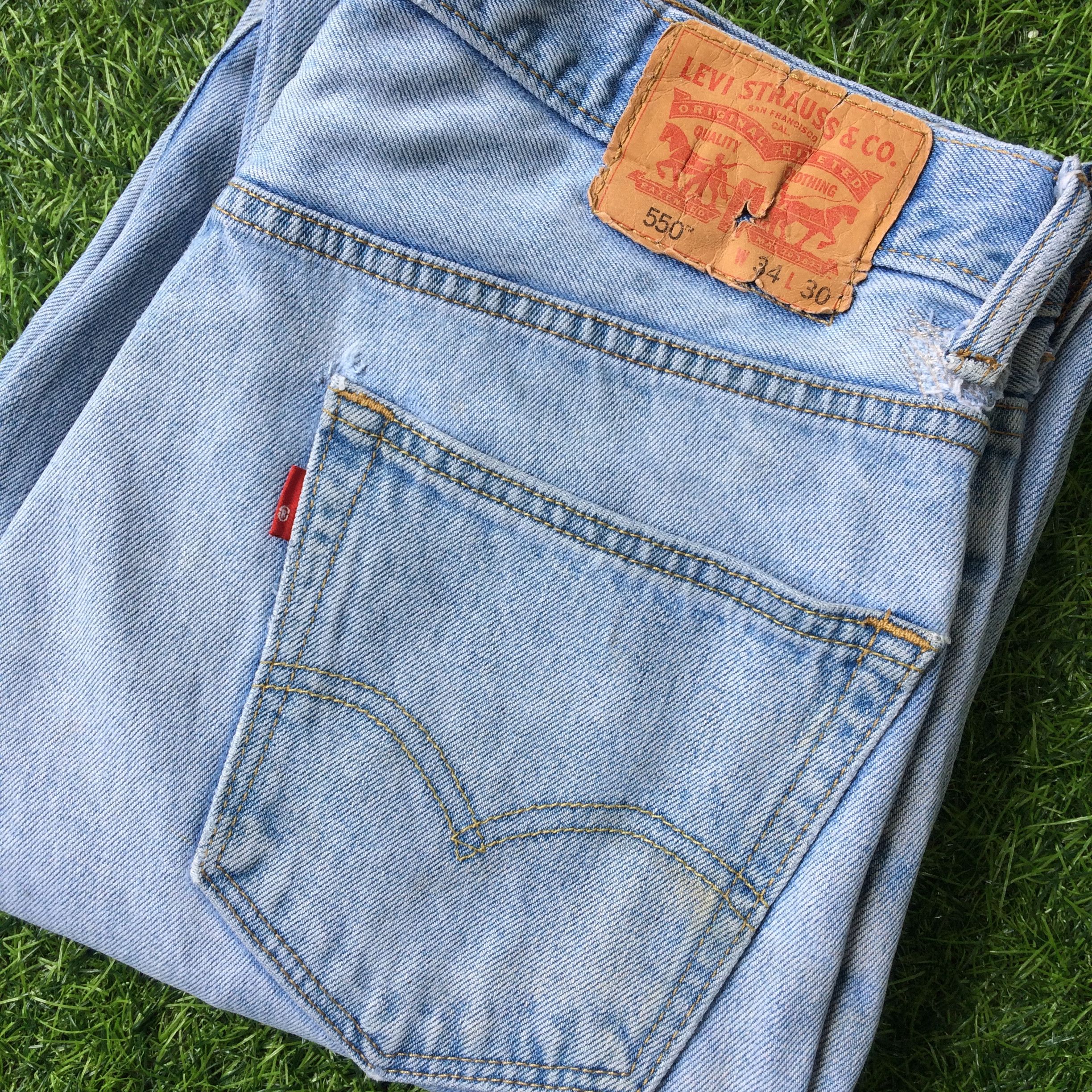 Levi's Distressed Levis 550 Dirty Jeans #B-359 Size US 32 / EU 48 - 9 Thumbnail