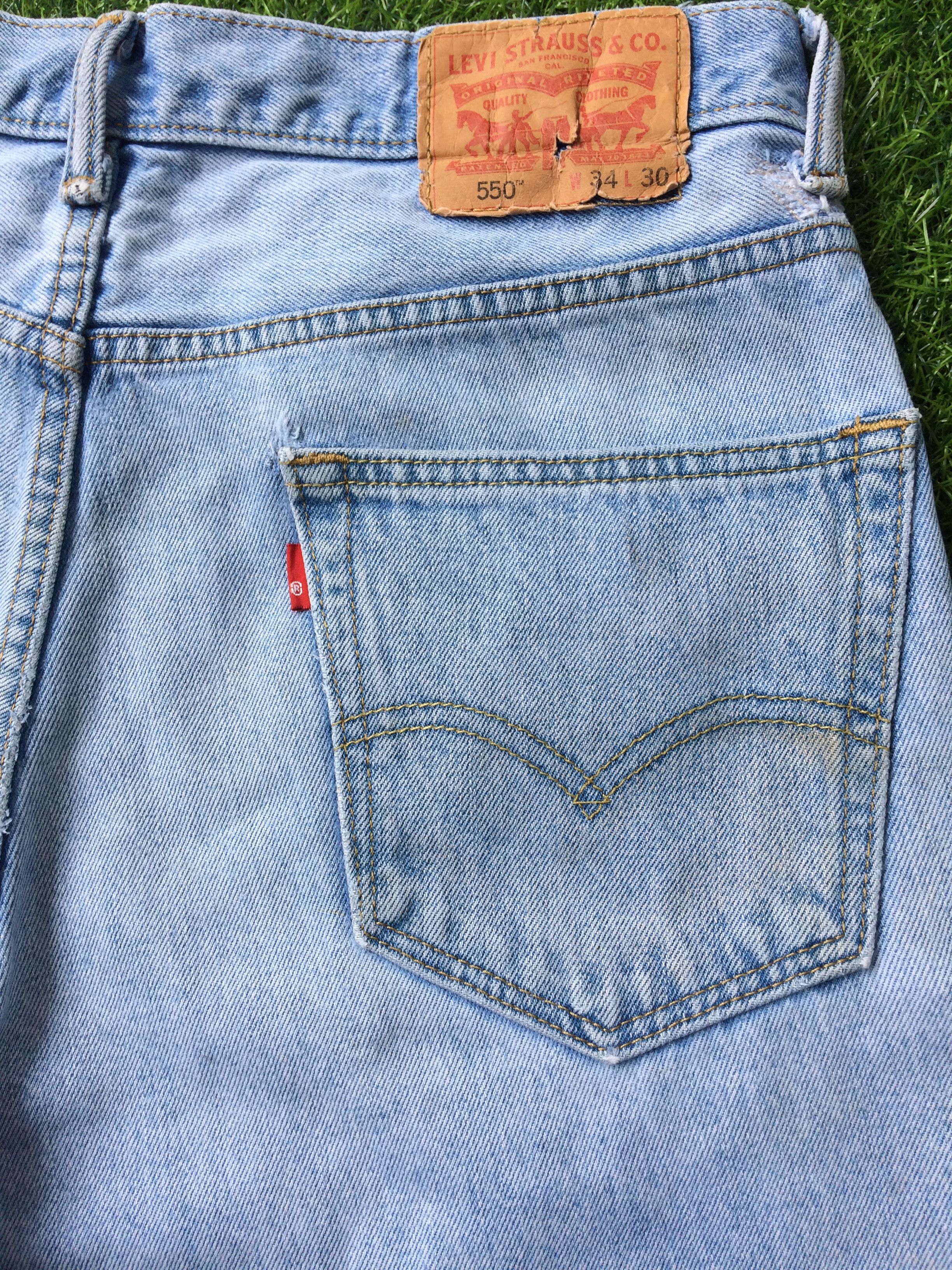 Levi's Distressed Levis 550 Dirty Jeans #B-359 Size US 32 / EU 48 - 11 Thumbnail