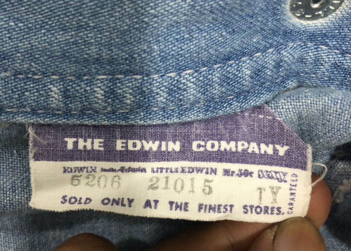 Edwin × Vintage Vintage edwin denim jacket Size US M / EU 48-50 / 2 - 9 Thumbnail