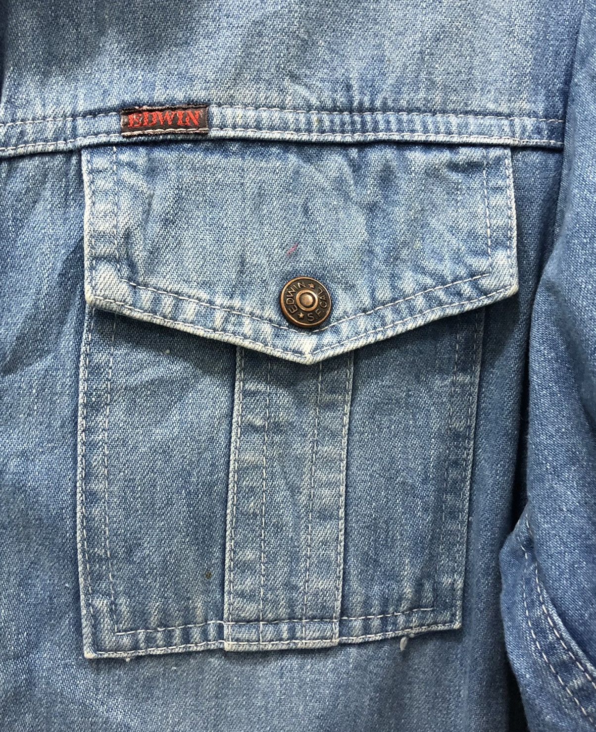 Edwin × Vintage Vintage edwin denim jacket Size US M / EU 48-50 / 2 - 4 Thumbnail