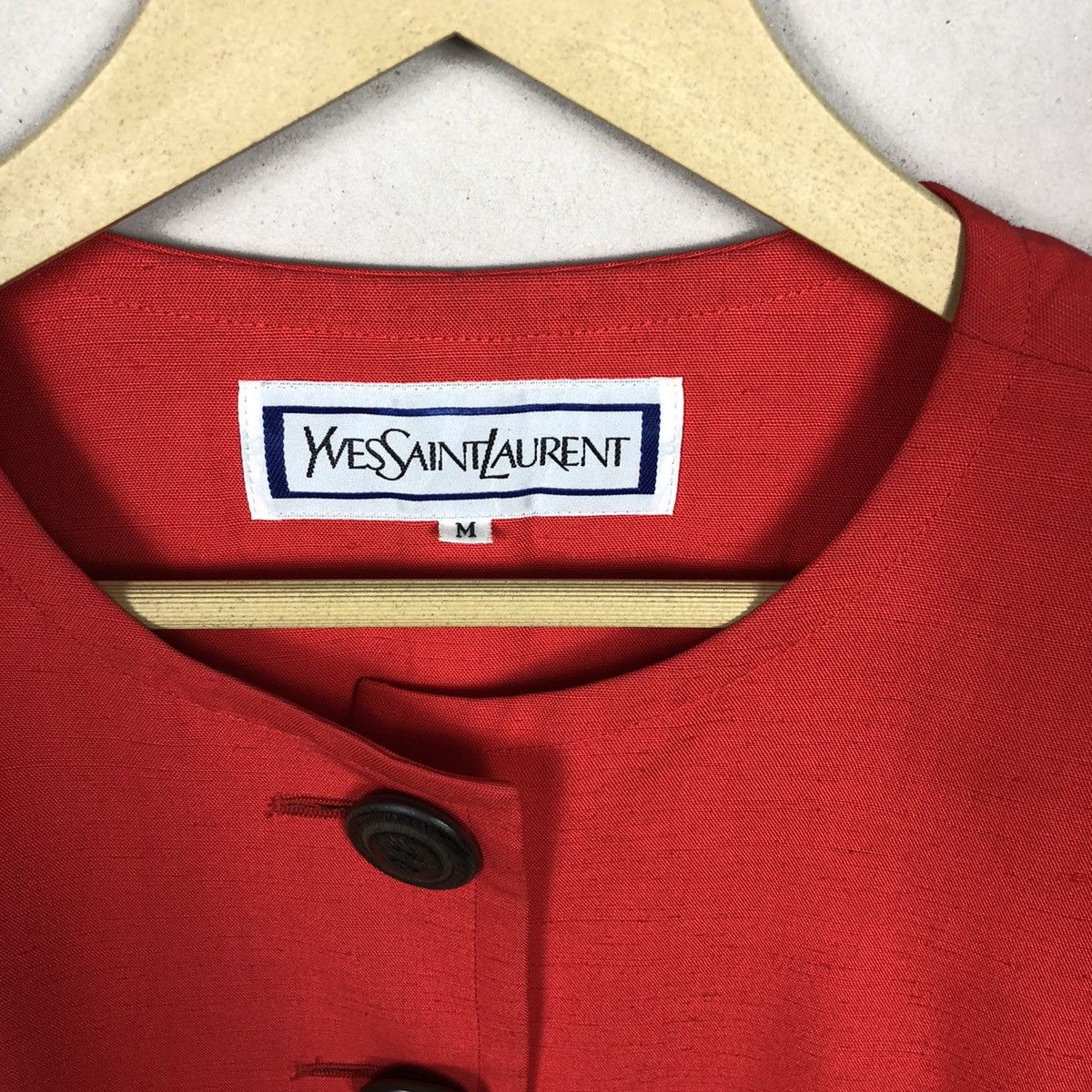 Yves Saint Laurent Luxury Vintage YSL Dress Coat Size M / US 6-8 / IT 42-44 - 7 Thumbnail