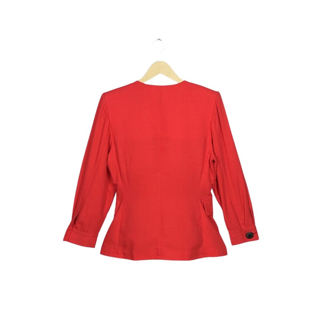 Yves Saint Laurent Luxury Vintage YSL Dress Coat Size M / US 6-8 / IT 42-44 - 2 Thumbnail