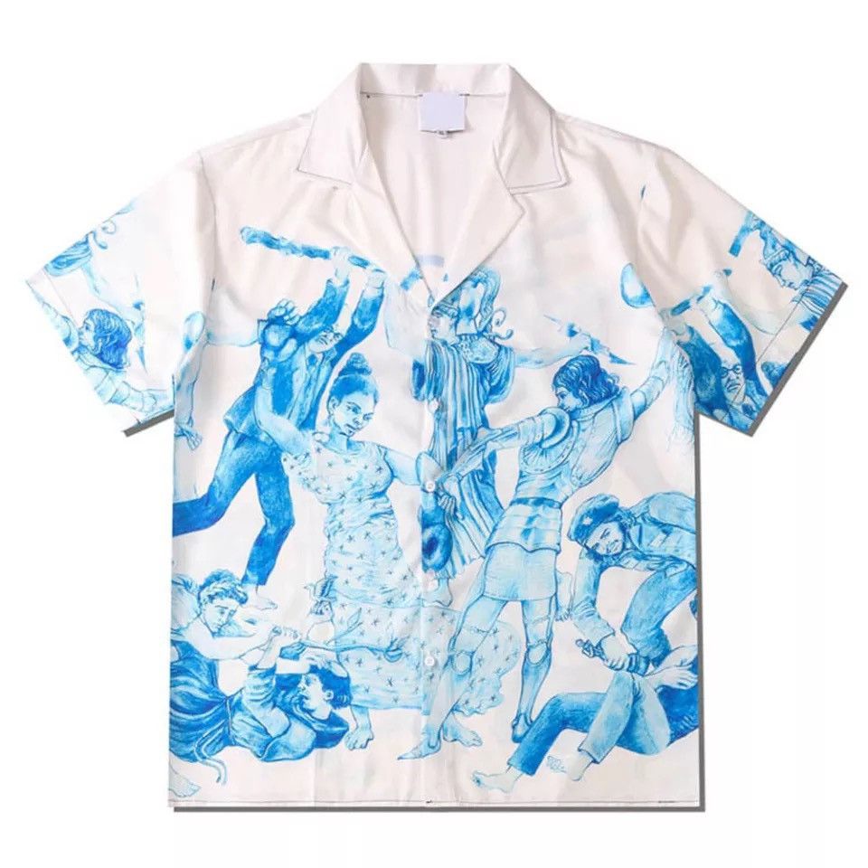 Vintage Graphic Polo Shirt