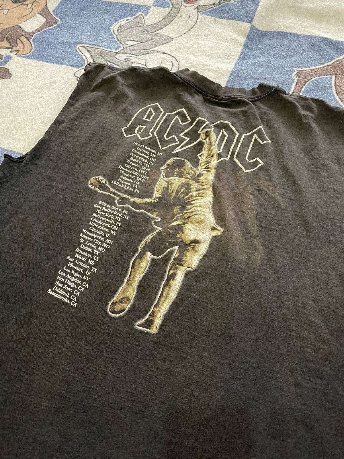 AC/DC Vintage AC/DC tour tee Size US XL / EU 56 / 4 - 4 Thumbnail