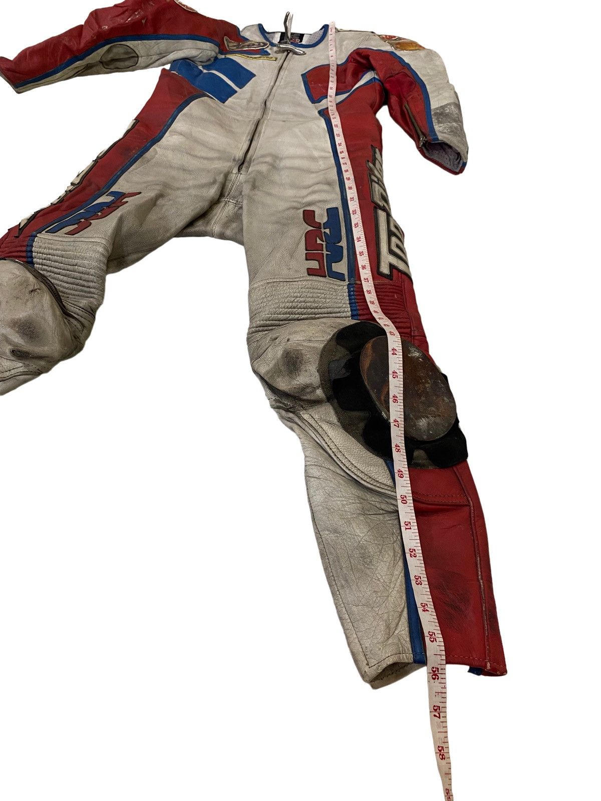 Honda × Vintage Vtg Nankai Honda Leather Freddie Spencer wore racing GP 1987 Size US L / EU 52-54 / 3 - 15 Thumbnail