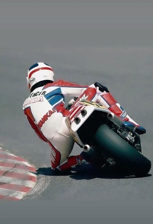 Honda × Vintage Vtg Nankai Honda Leather Freddie Spencer wore racing GP 1987 Size US L / EU 52-54 / 3 - 2 Thumbnail