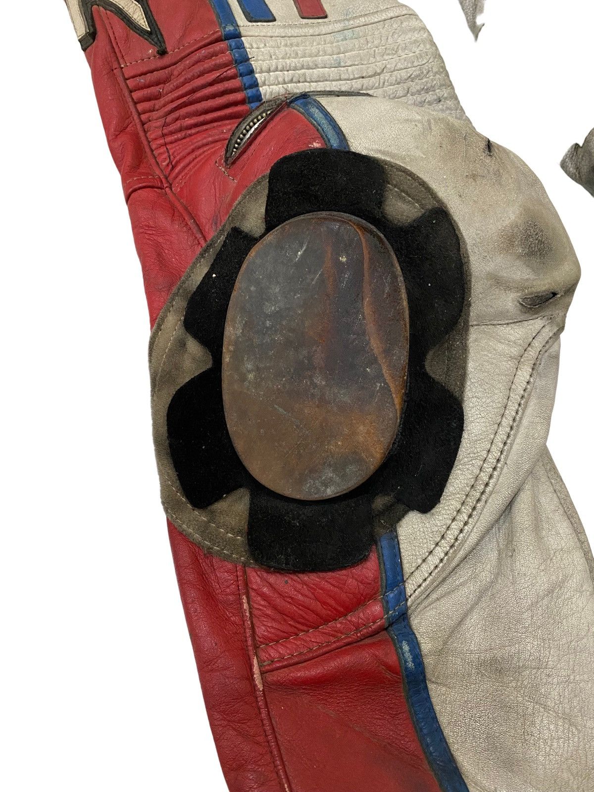 Honda × Vintage Vtg Nankai Honda Leather Freddie Spencer wore racing GP 1987 Size US L / EU 52-54 / 3 - 7 Thumbnail