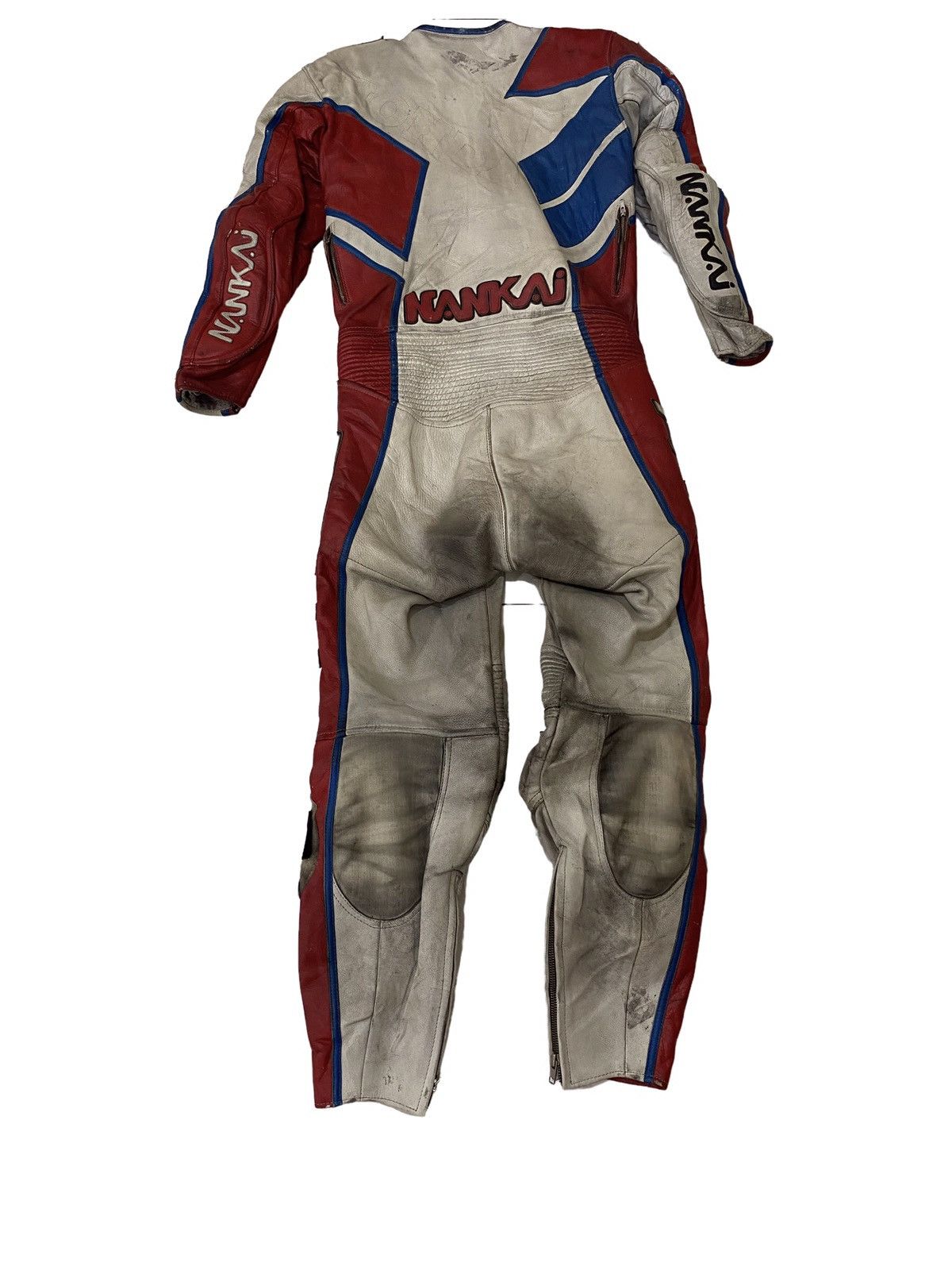 Honda × Vintage Vtg Nankai Honda Leather Freddie Spencer wore racing GP 1987 Size US L / EU 52-54 / 3 - 9 Thumbnail