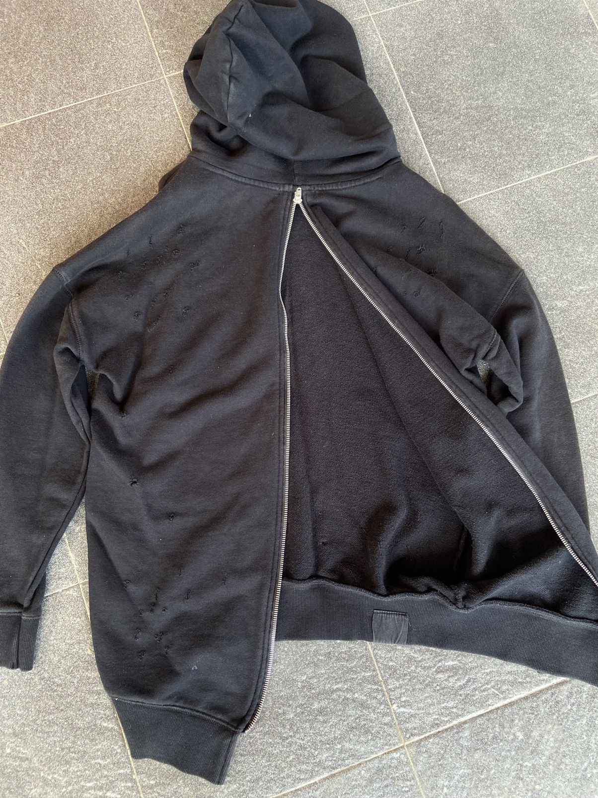 Japanese Brand BUCKAROO DISTRESSED SKULL HOODIE LIKE NUMBER NINE STYLE Size US M / EU 48-50 / 2 - 6 Thumbnail