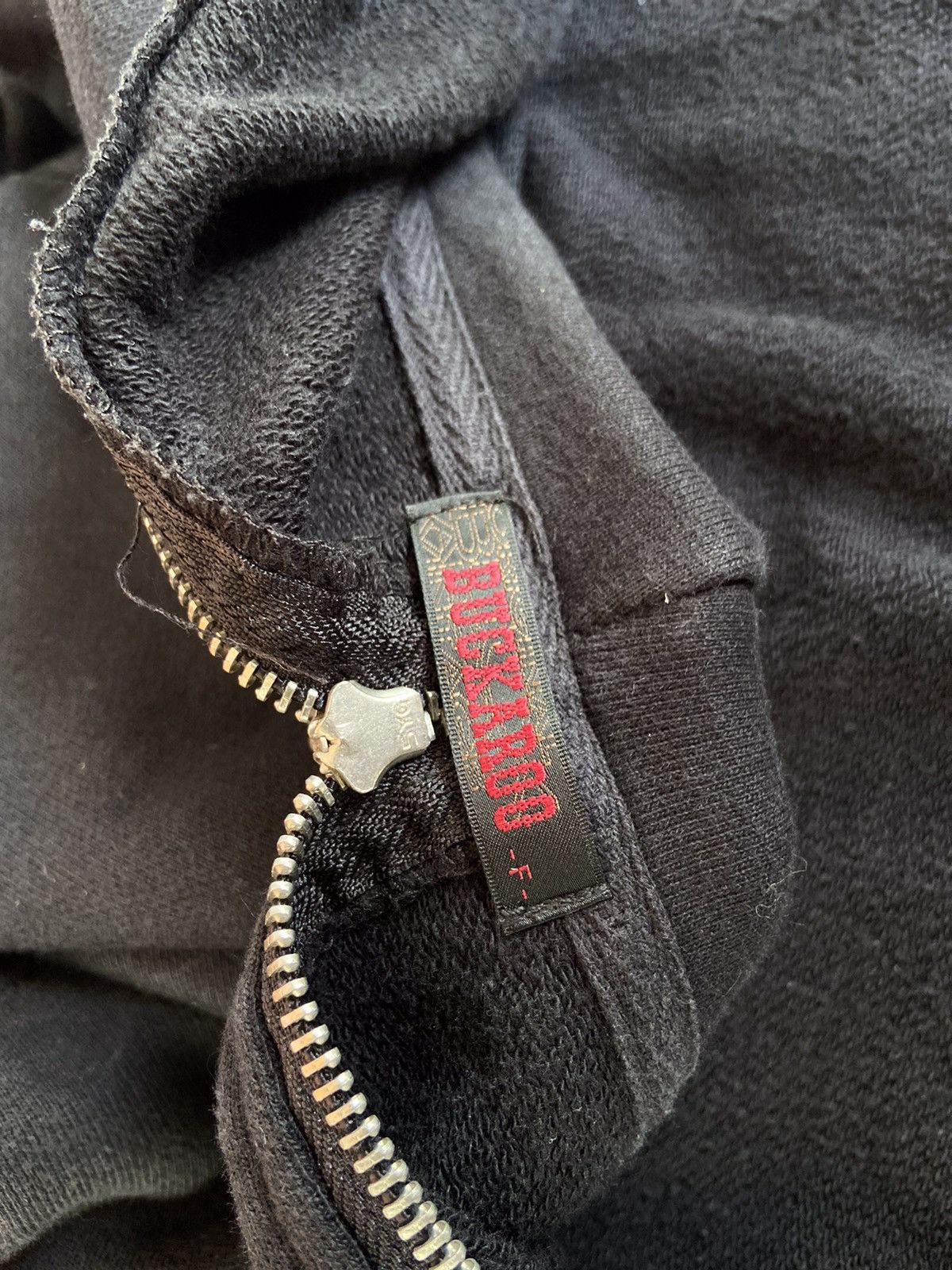 Japanese Brand BUCKAROO DISTRESSED SKULL HOODIE LIKE NUMBER NINE STYLE Size US M / EU 48-50 / 2 - 8 Thumbnail