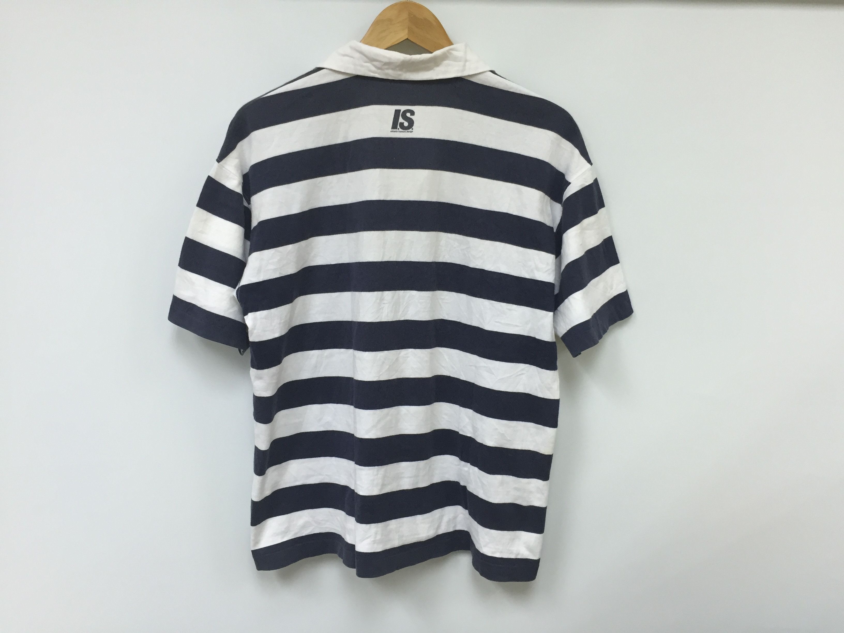 Issey Miyake × Tsumori Chisato 90s Issey Sport Rugby Stripe Size US M / EU 48-50 / 2 - 2 Thumbnail