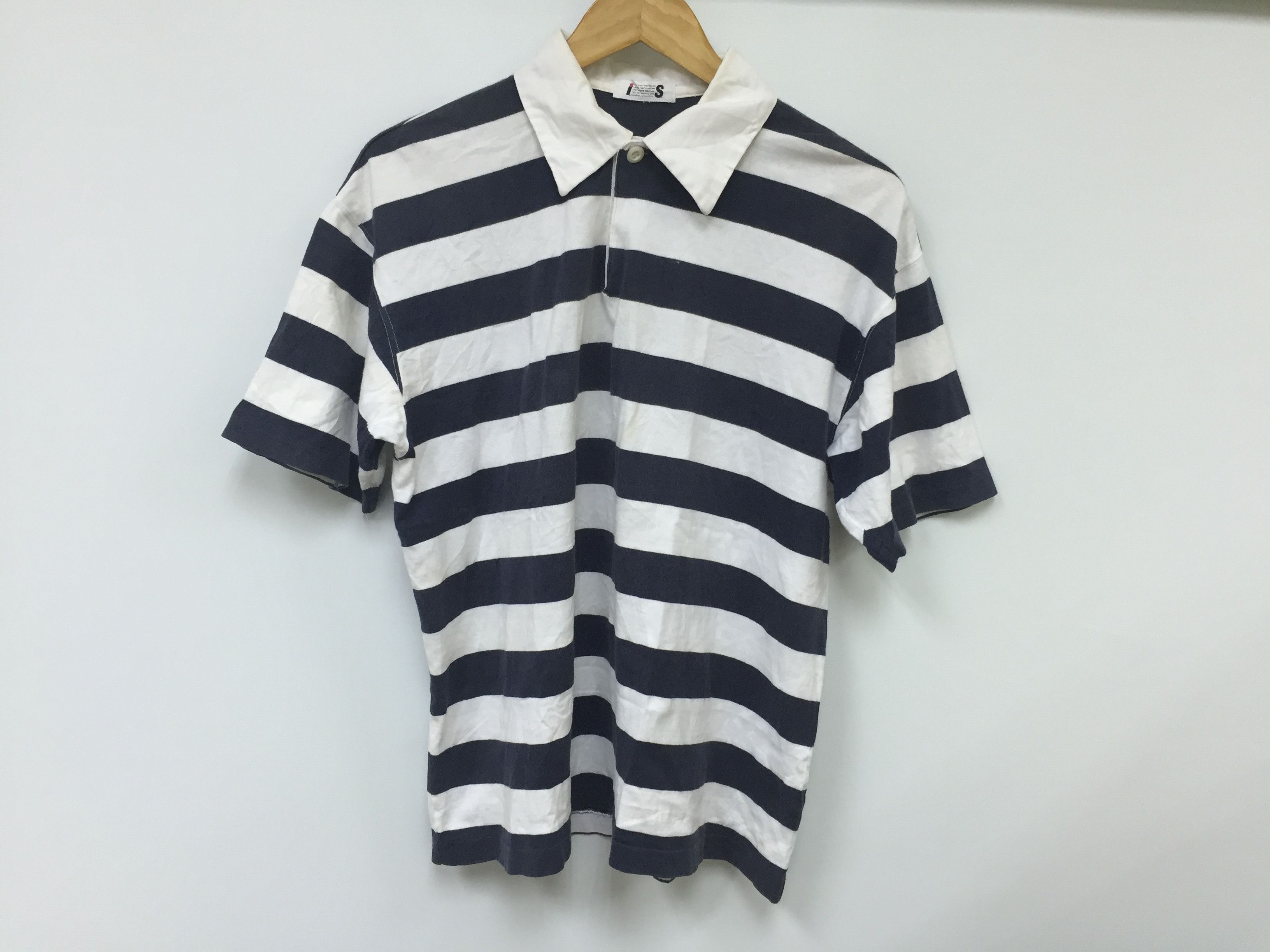 Issey Miyake × Tsumori Chisato 90s Issey Sport Rugby Stripe Size US M / EU 48-50 / 2 - 3 Thumbnail