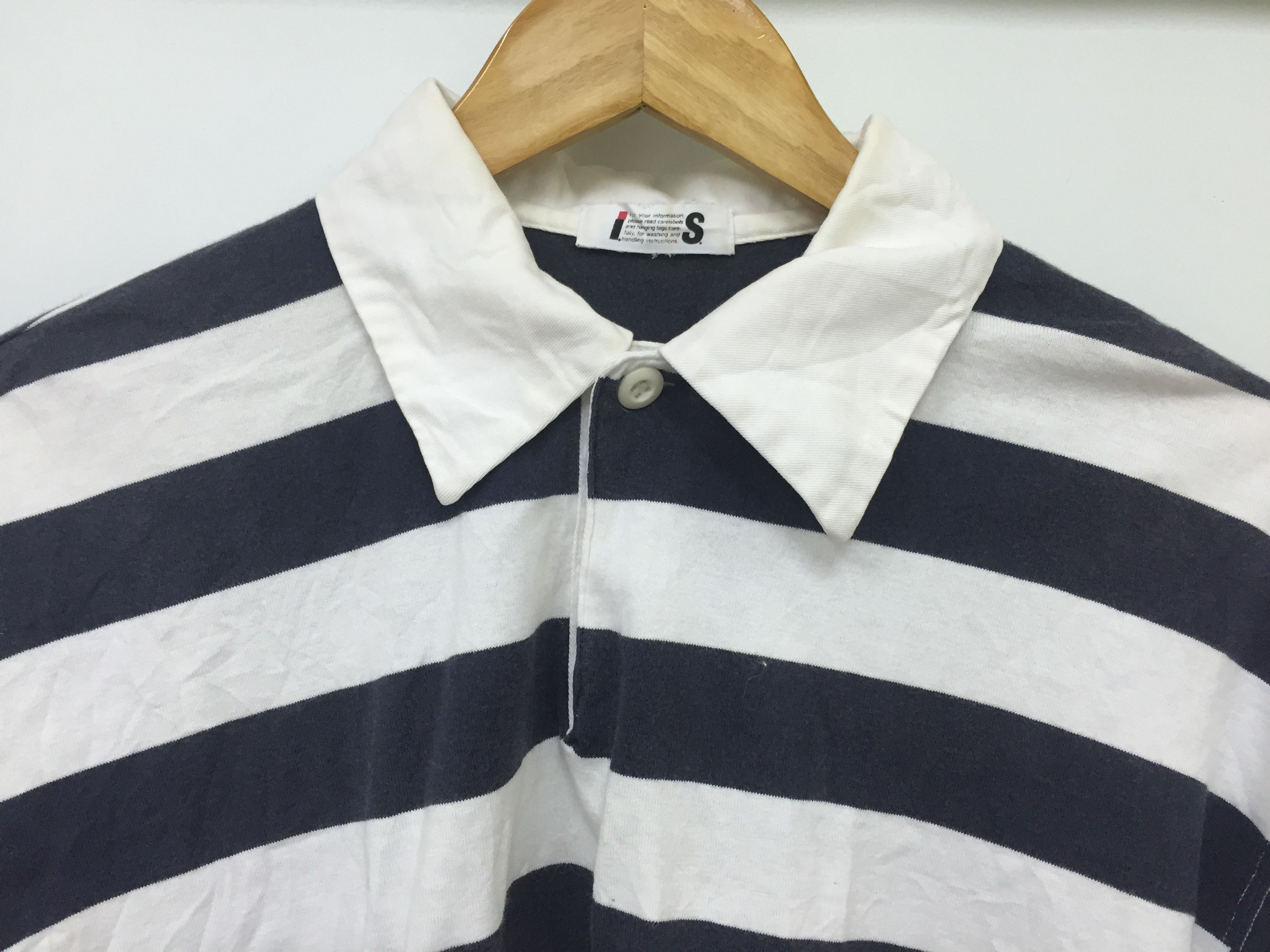 Issey Miyake × Tsumori Chisato 90s Issey Sport Rugby Stripe Size US M / EU 48-50 / 2 - 4 Thumbnail