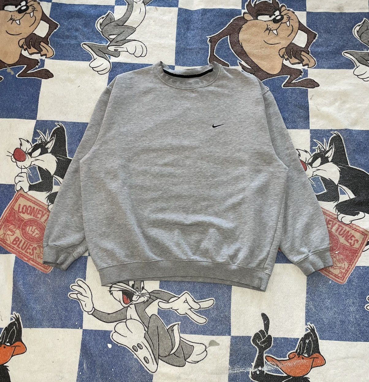 Nike Vintage Nike swoosh crewneck sweatshirt Size US XL / EU 56 / 4 - 1 Thumbnail