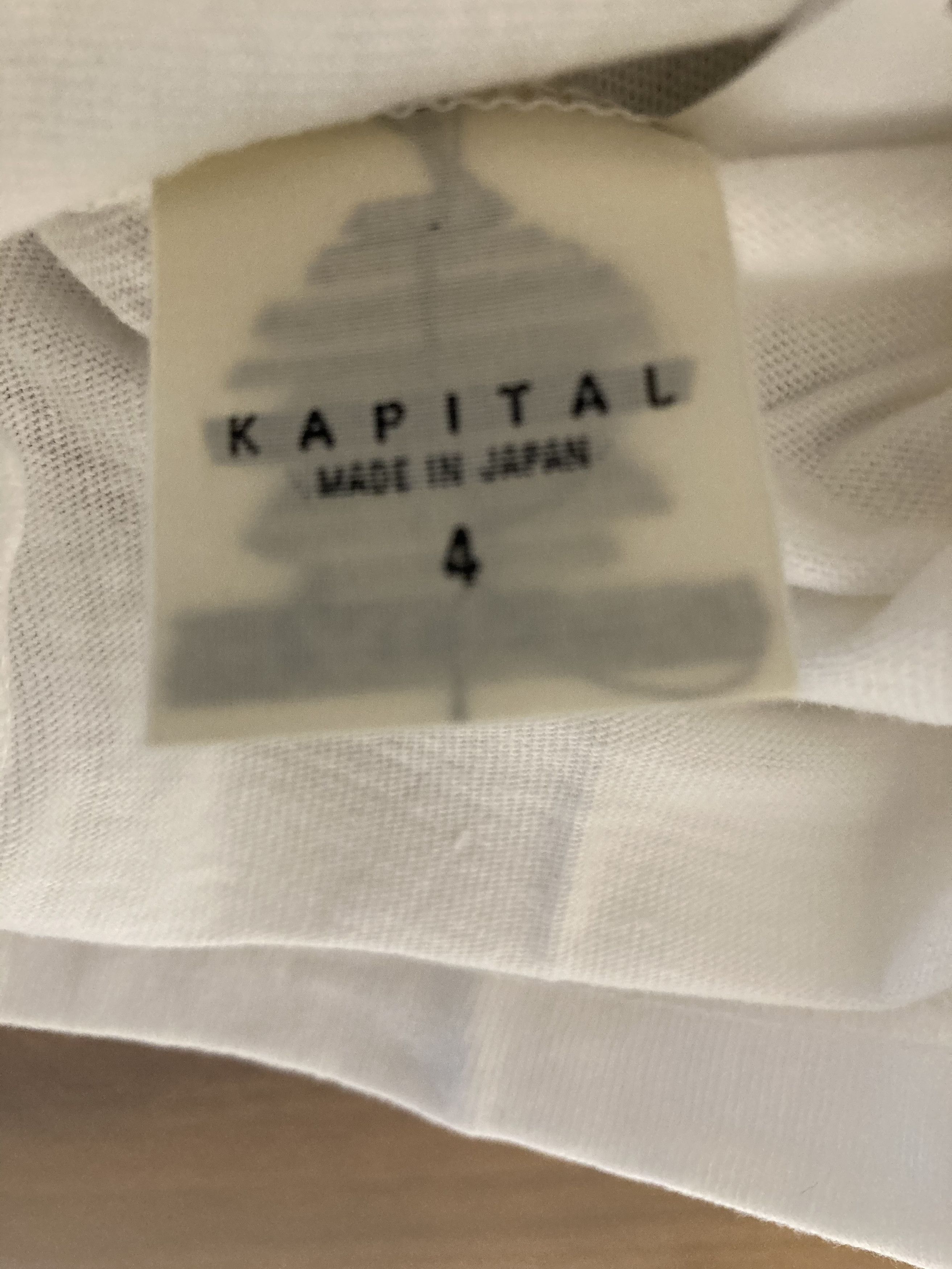 Kapital Kapital Tenjiku Crew Neck Toro Toro Melted Smile T-Shirt Size US L / EU 52-54 / 3 - 6 Thumbnail