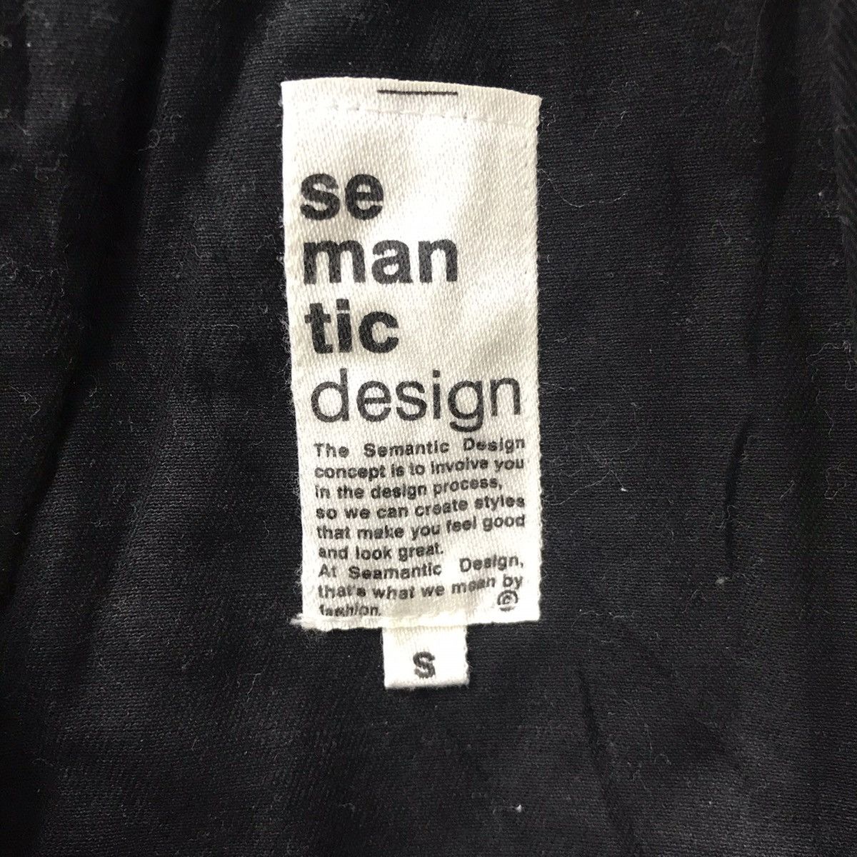 Japanese Brand SEMANTIC DESIGN Japanese Brand Punk Multi Pockets Black Coat Size US S / EU 44-46 / 1 - 5 Thumbnail