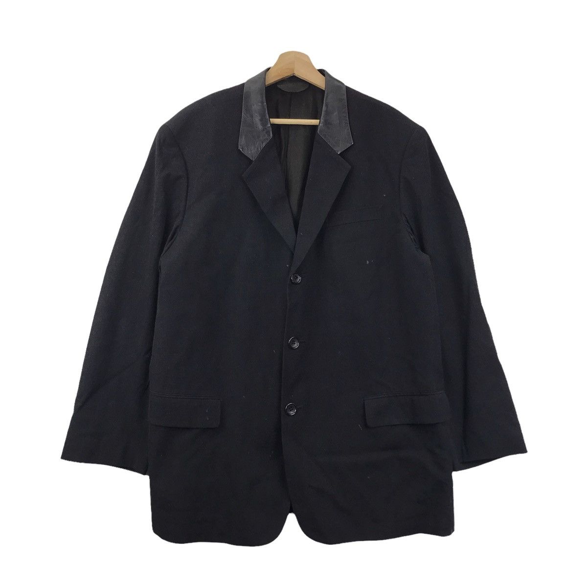 Yohji Yamamoto Yohji Yamamoto Y's For Men Japanese Brand Black Blazer Coat Size US S / EU 44-46 / 1 - 1 Thumbnail