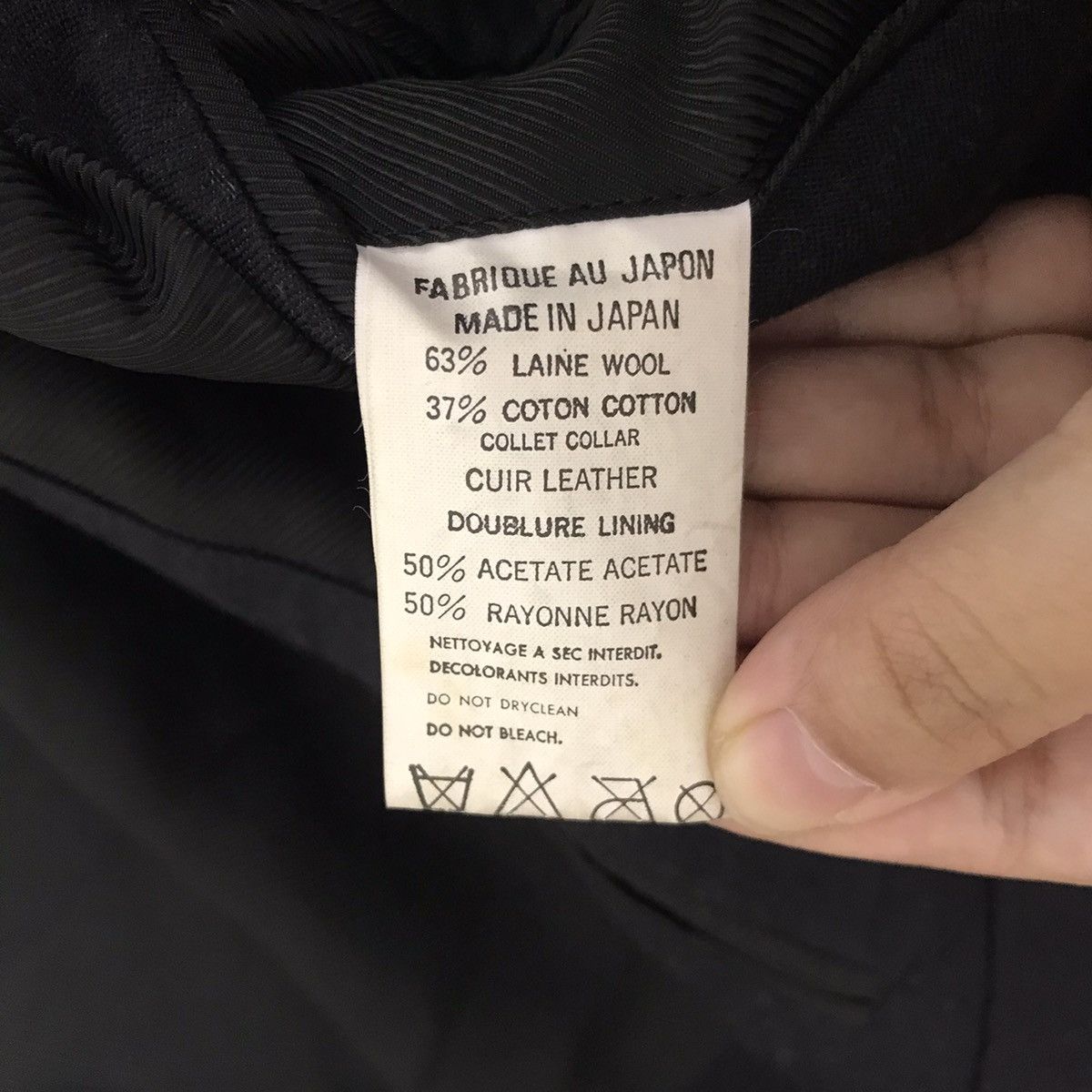 Yohji Yamamoto Yohji Yamamoto Y's For Men Japanese Brand Black Blazer Coat Size US S / EU 44-46 / 1 - 5 Thumbnail