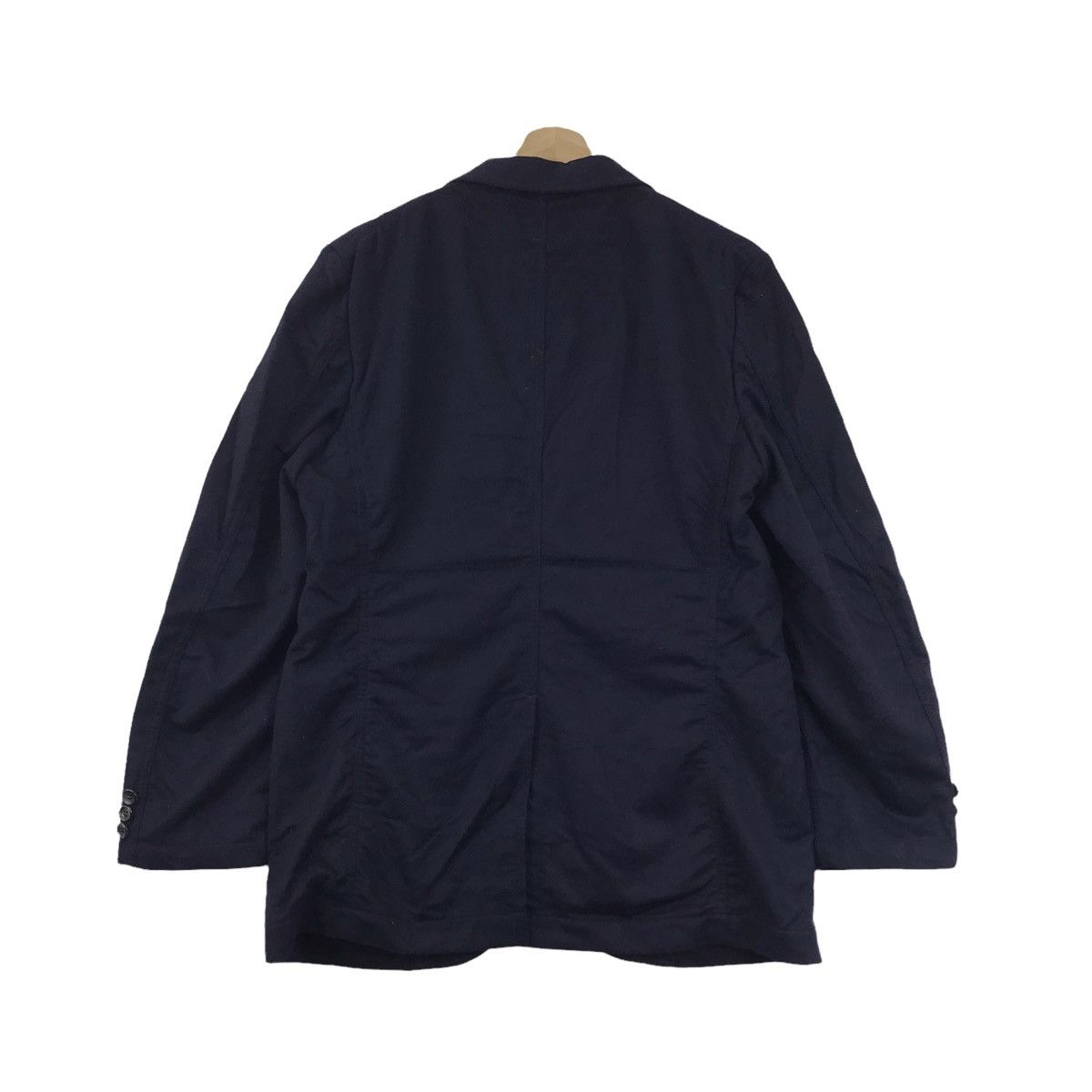 Comme des Garcons COMME DES GARCONS Homme Navy Blue Coat Jacket Size US S / EU 44-46 / 1 - 7 Thumbnail