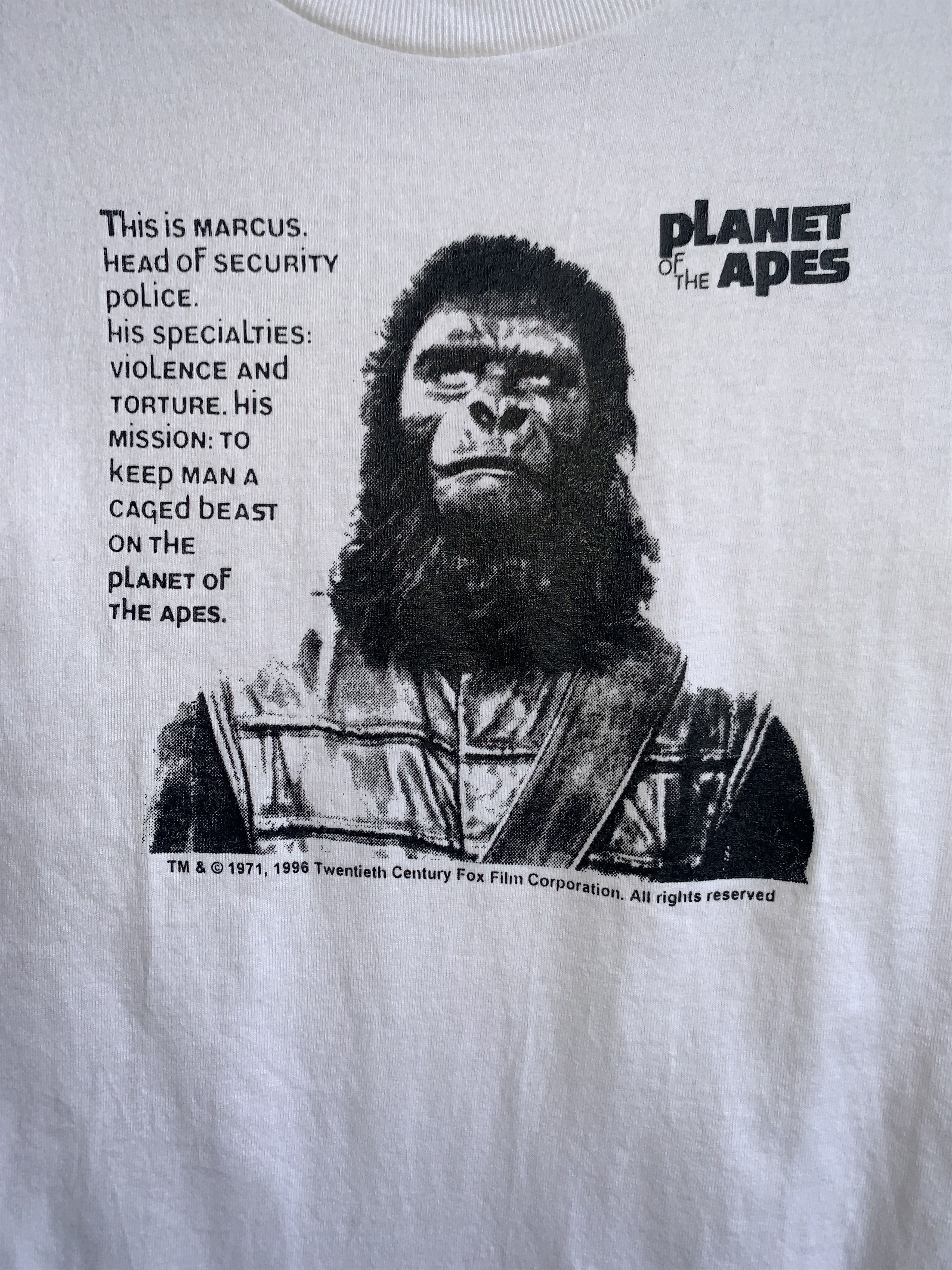 Vintage Planet Of The Apes Bape Movie 1971's Vintage Shirt Size US S / EU 44-46 / 1 - 2 Thumbnail