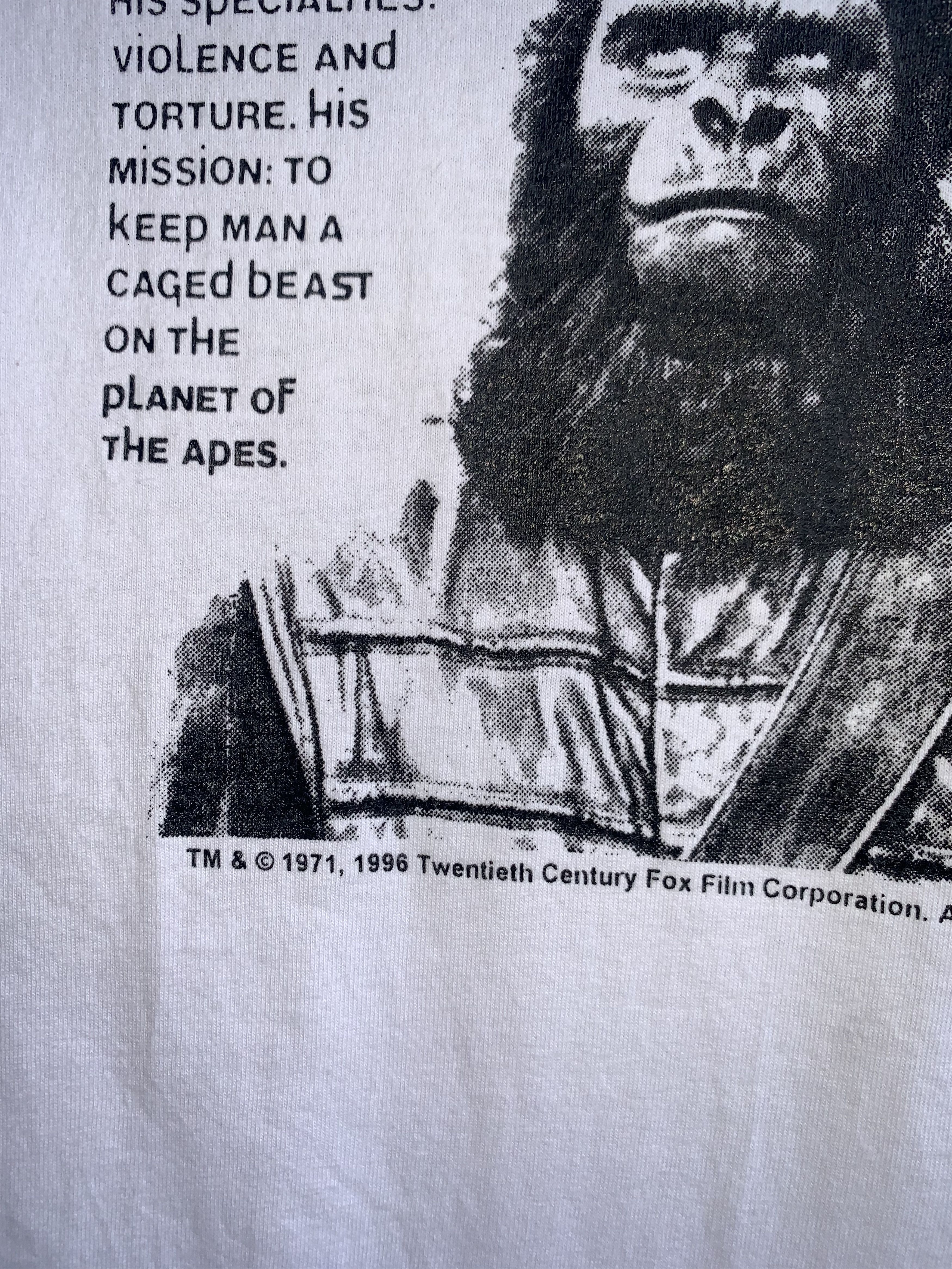 Vintage Planet Of The Apes Bape Movie 1971's Vintage Shirt Size US S / EU 44-46 / 1 - 4 Thumbnail