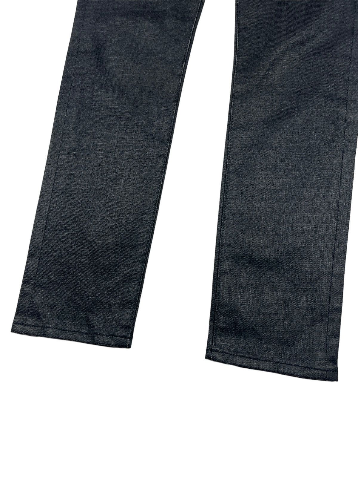 Saint Laurent Paris Saint Laurent Coated Black Skinny Jeans Size 29" - 3 Thumbnail