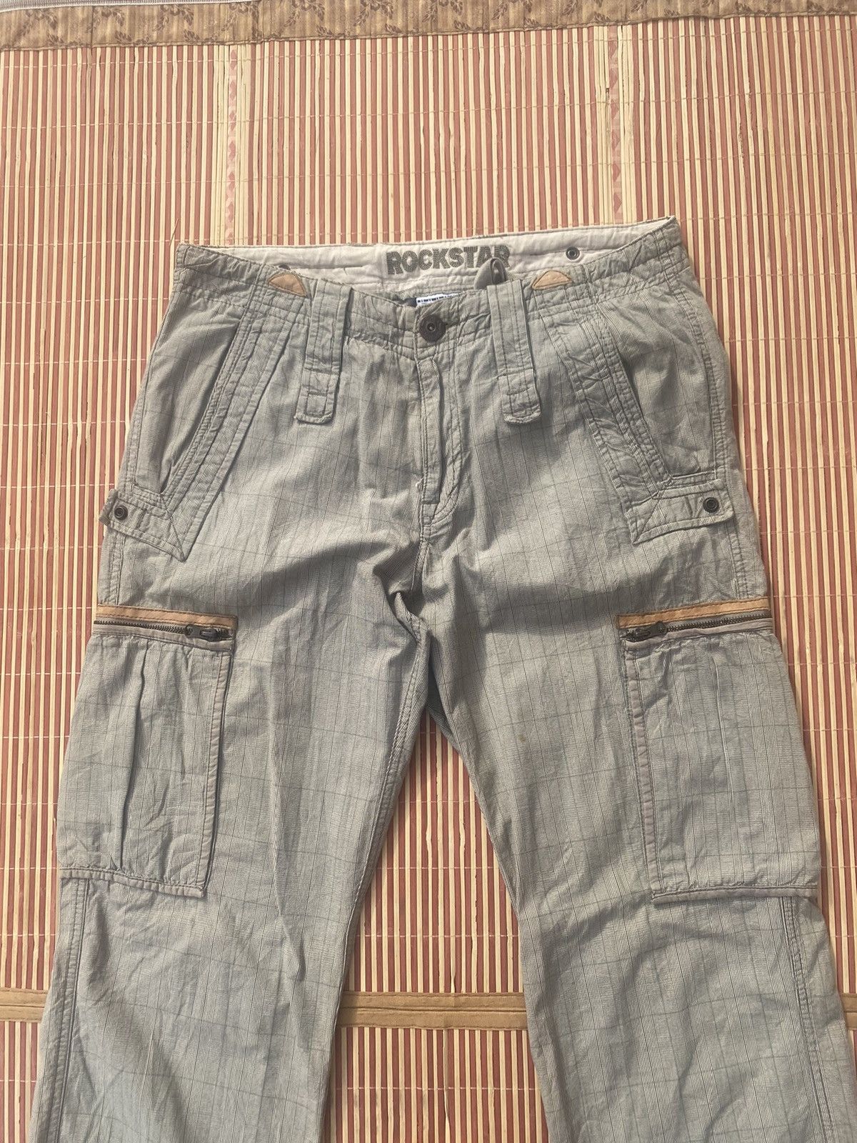 Japanese Brand Rockstar Cargo Pant Size US 35 - 1 Thumbnail