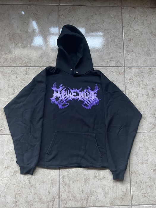 Revenge Revenge Purple Ice Hoodie XL Grailed