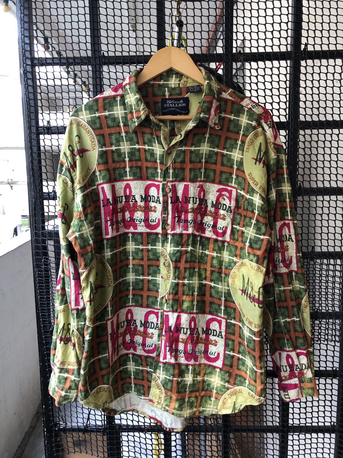 Designer × Vintage BLACK STALLION ADS POSTER STYLE SHIRT CDG Size US L / EU 52-54 / 3 - 1 Thumbnail