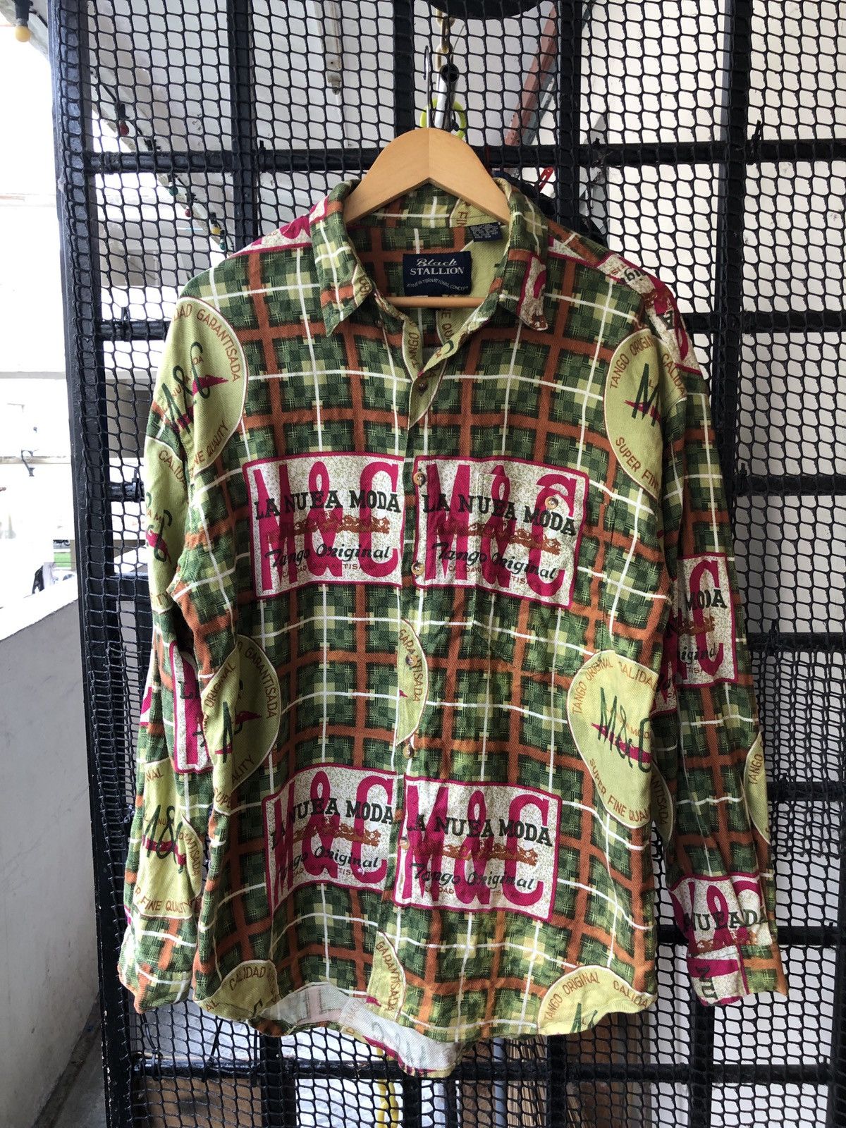 Designer × Vintage BLACK STALLION ADS POSTER STYLE SHIRT CDG Size US L / EU 52-54 / 3 - 2 Thumbnail