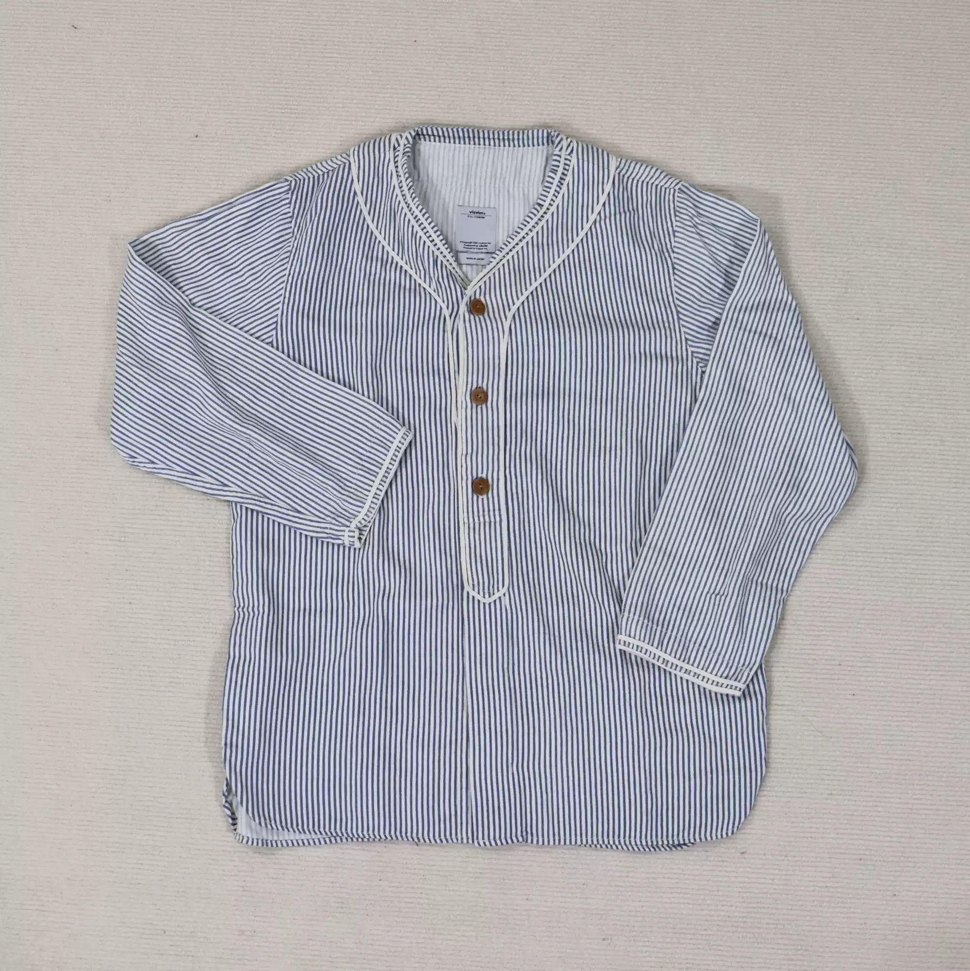 visvim dugout shirt Visvim 17ss Dugout Shirt L/S Stripes