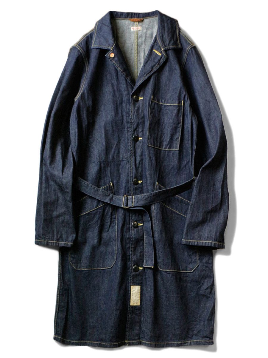 Kapital Kapital 8oz denim shop coat jacket Size US L / EU 52-54 / 3 - 3 Thumbnail