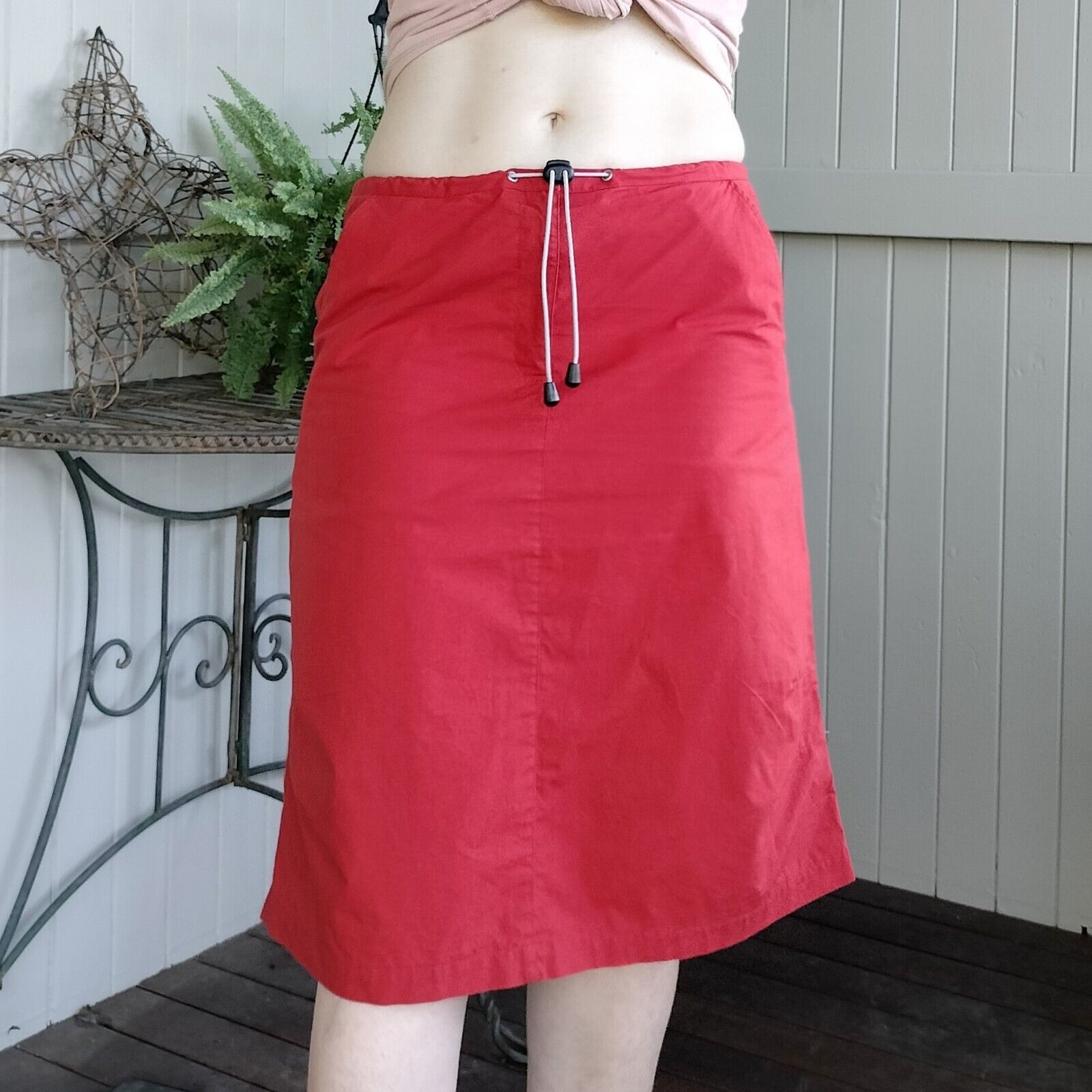Stussy × Vintage Vintage Y2K Stussy Skirt Parachute Midi Cargo Techwear 2000s Size 30" / US 8 / IT 44 - 2 Thumbnail