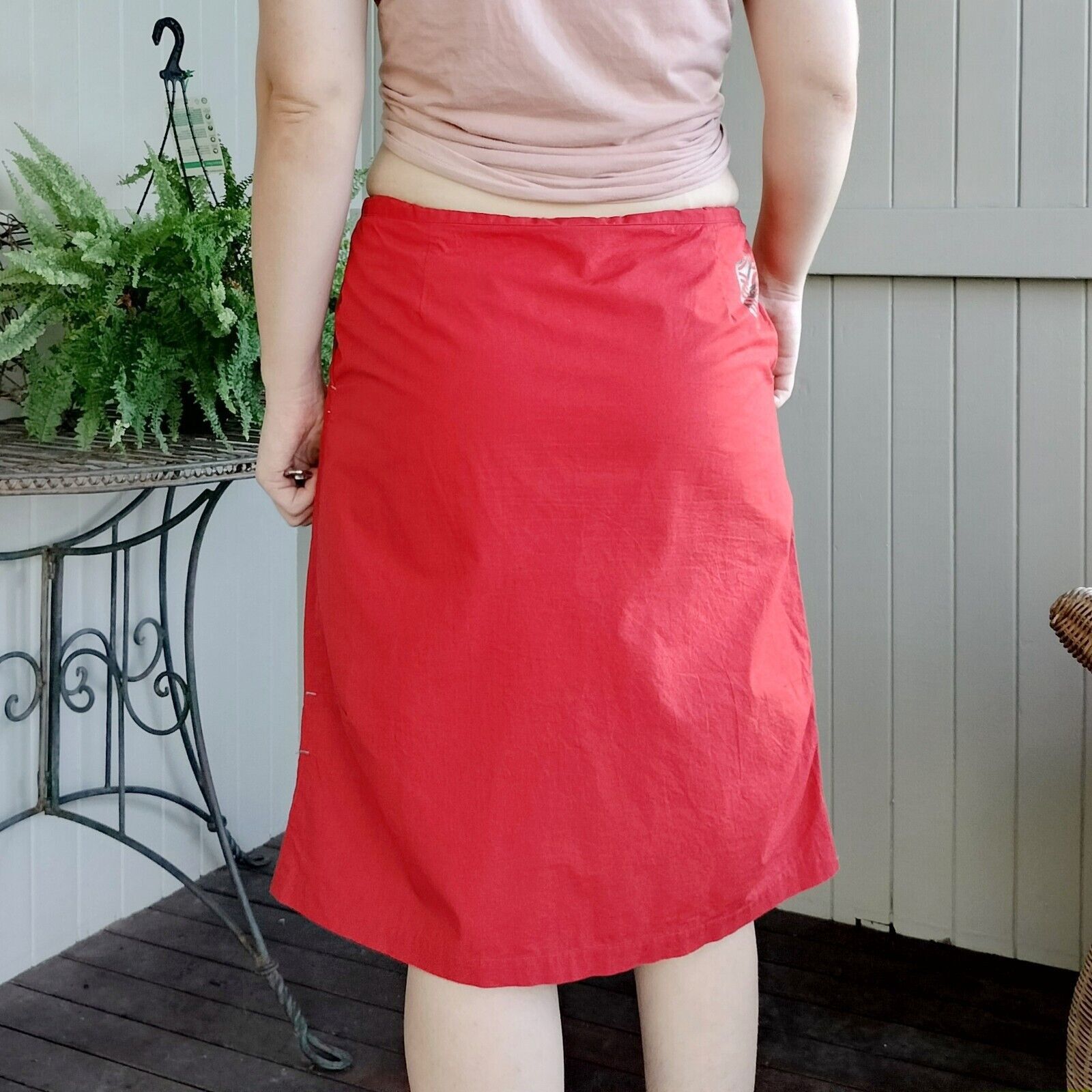 Stussy × Vintage Vintage Y2K Stussy Skirt Parachute Midi Cargo Techwear 2000s Size 30" / US 8 / IT 44 - 3 Thumbnail