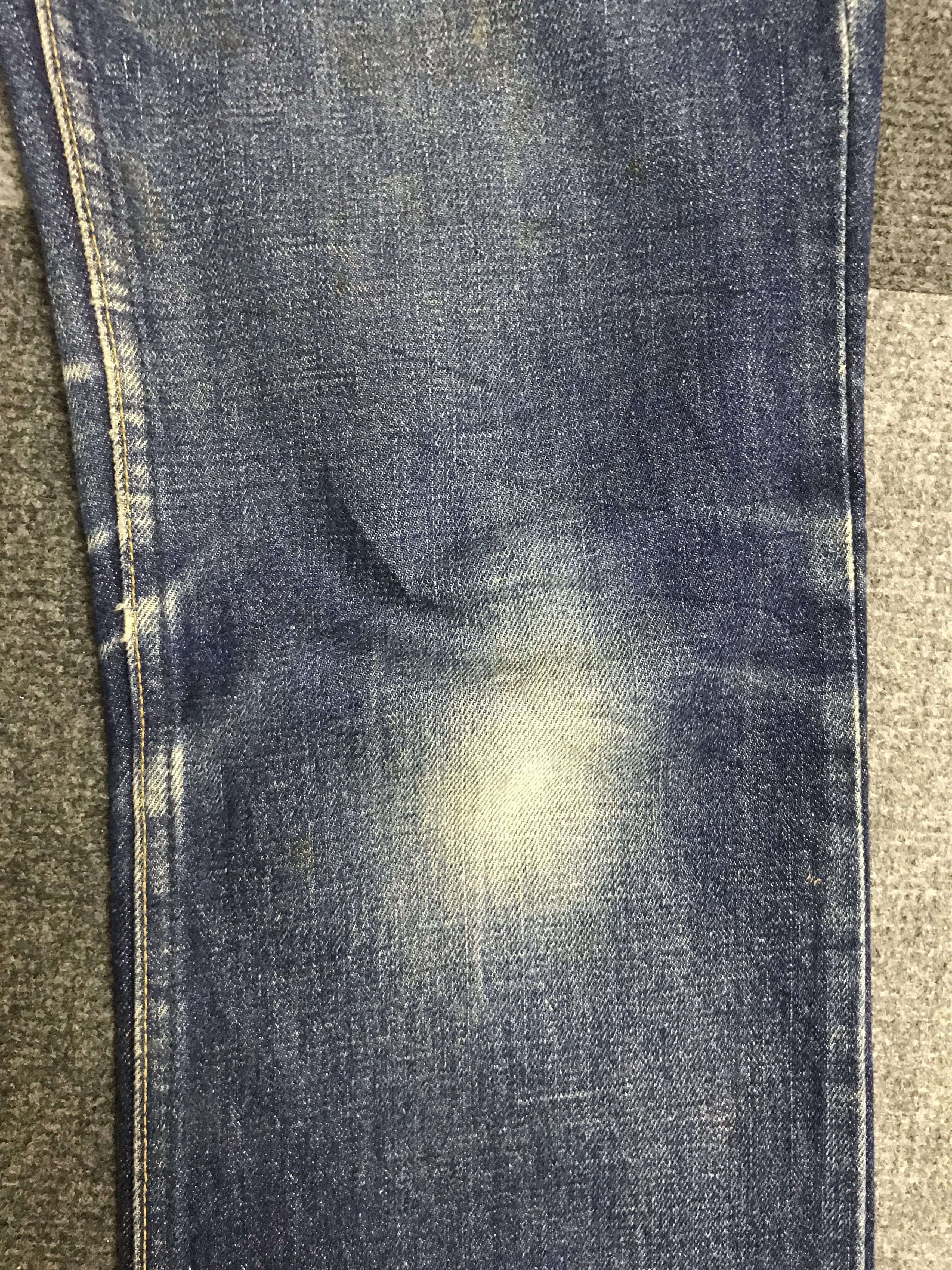 Levi's VL164-Vintage Levis 517 Blue Wash Flare Jeans Size US 32 / EU 48 - 6 Thumbnail